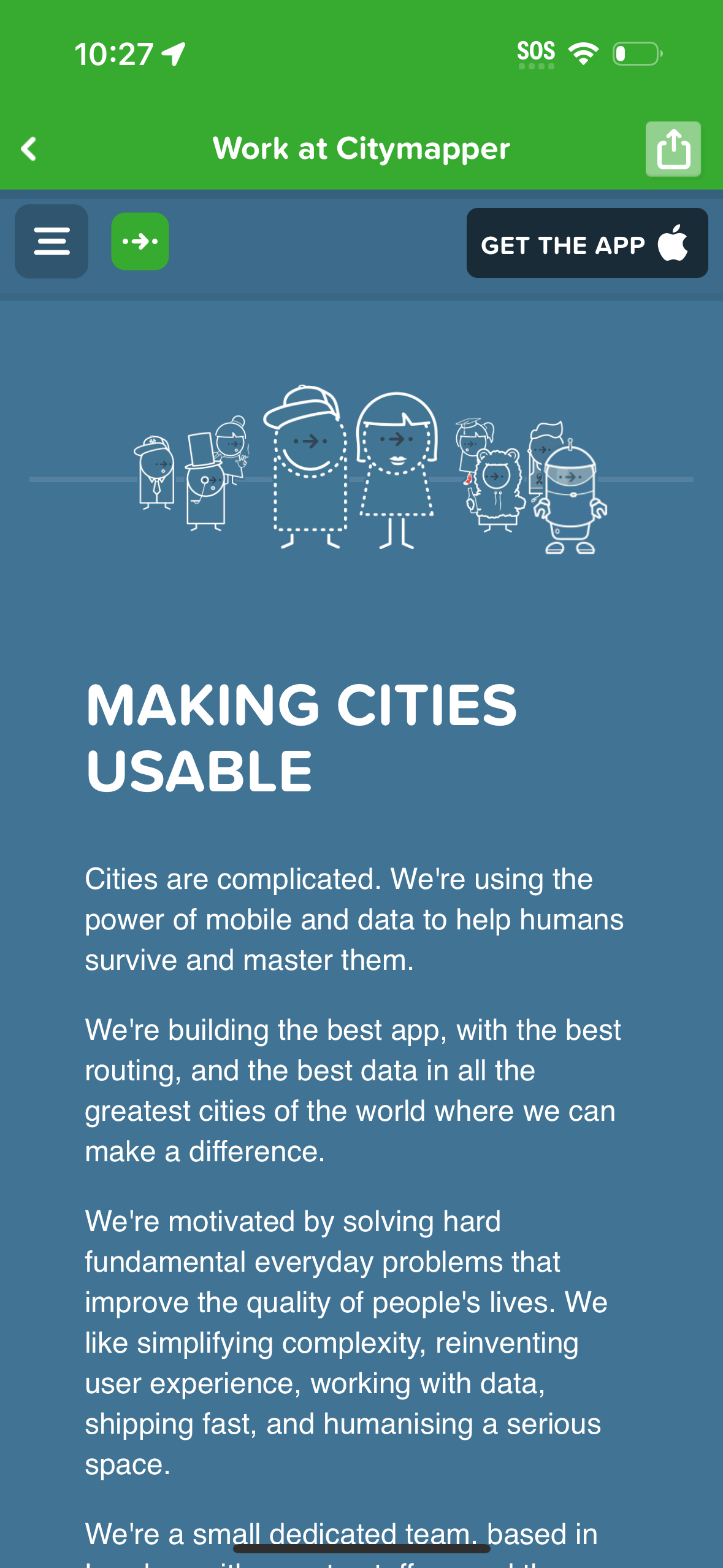citymapper app screenshot 17