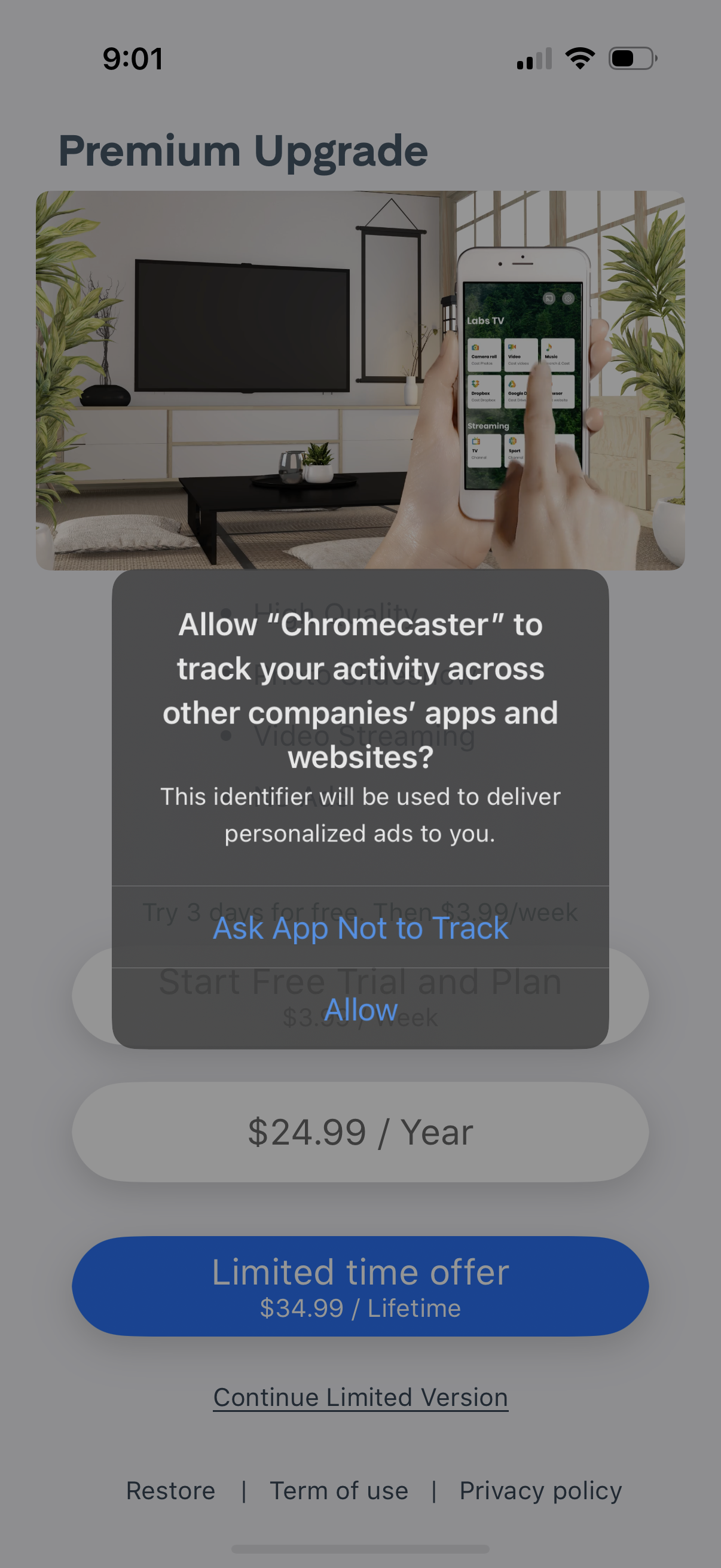 chromecaster app screenshot 5