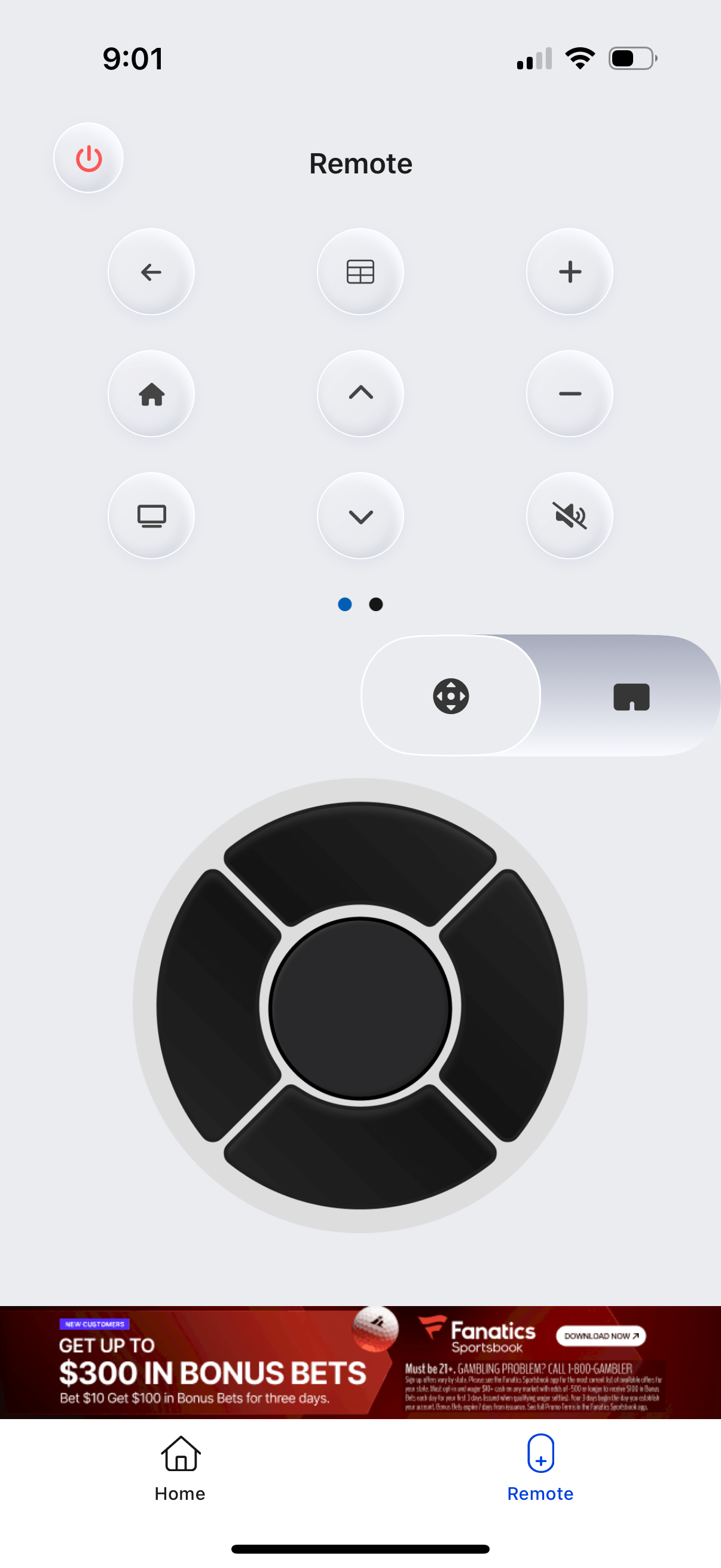chromecaster app screenshot 1