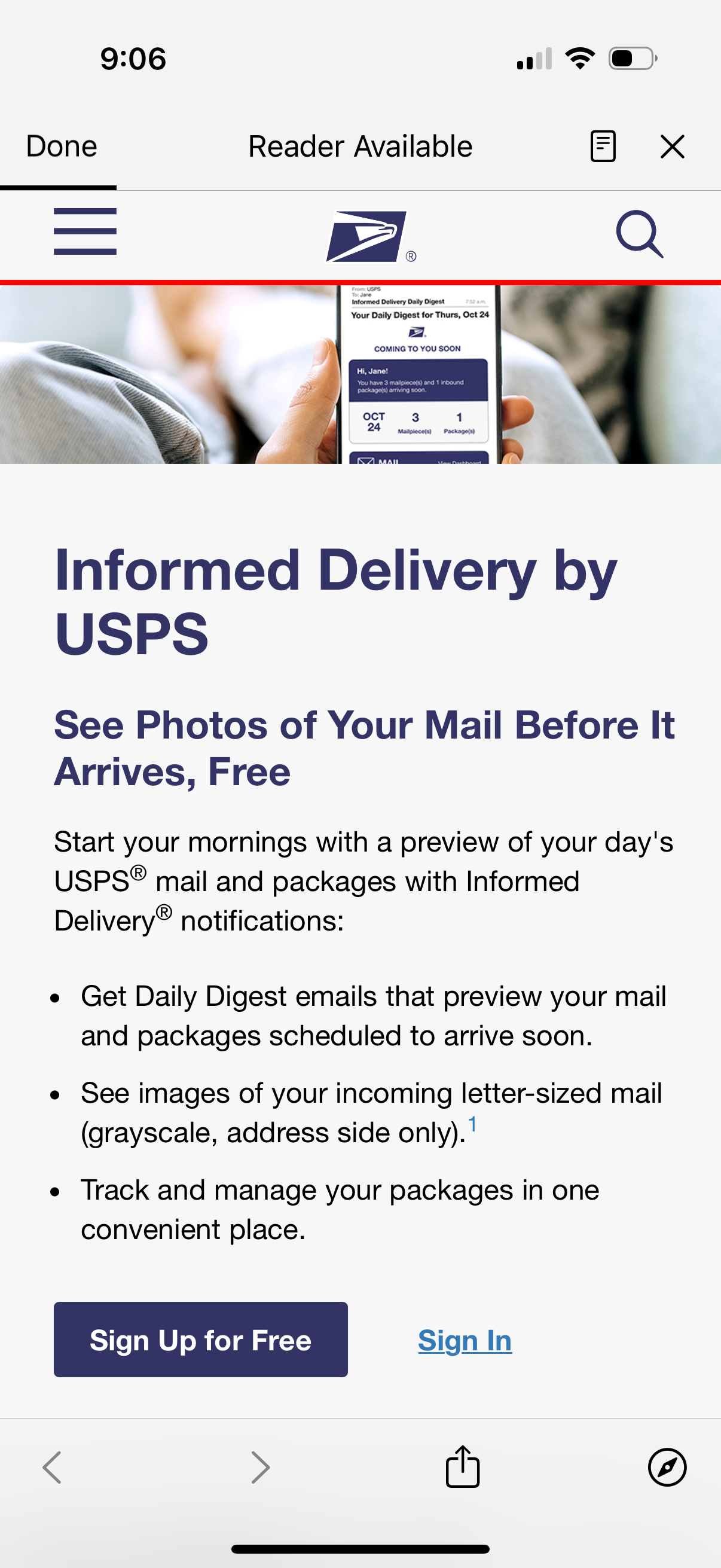 usps app screenshot 12