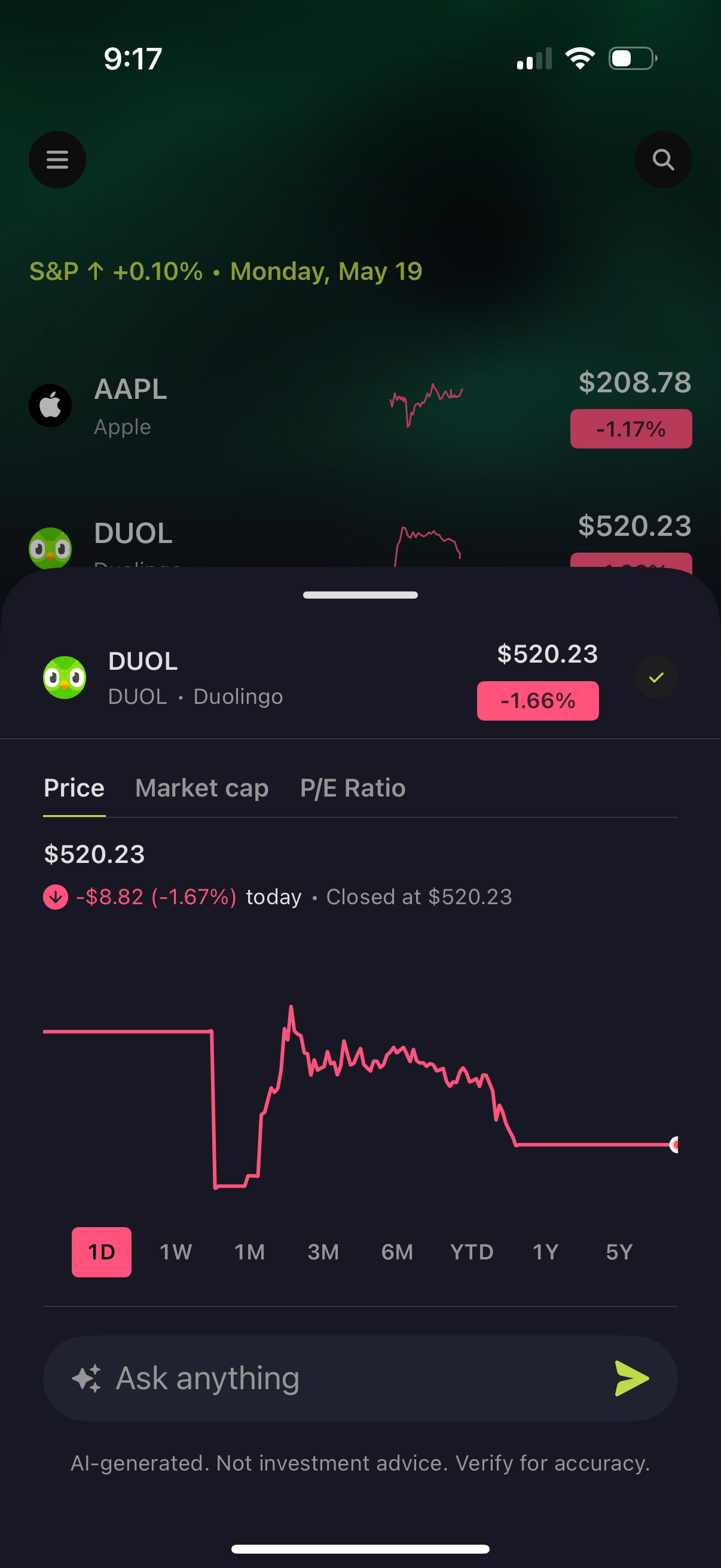 alpha app screenshot 4