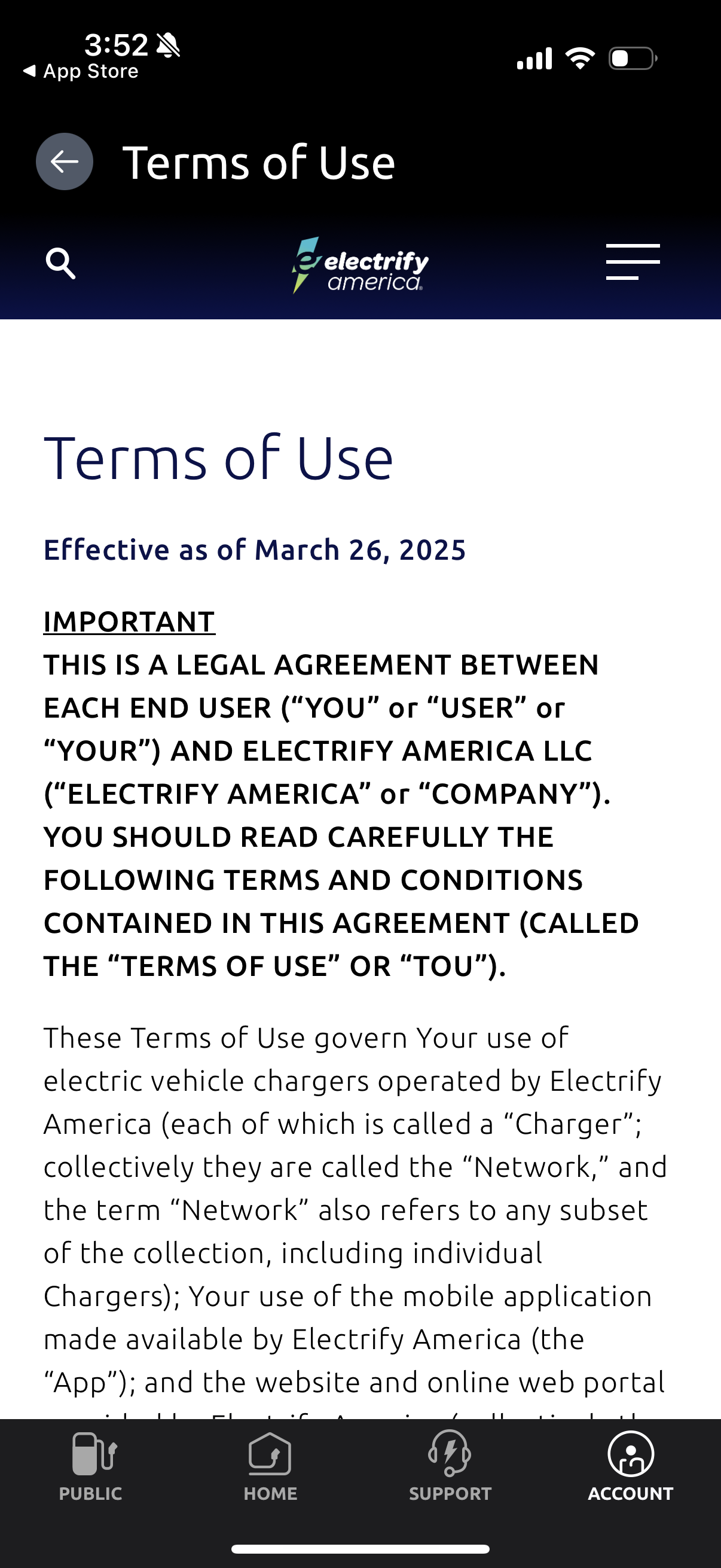 electrify-america app screenshot 15