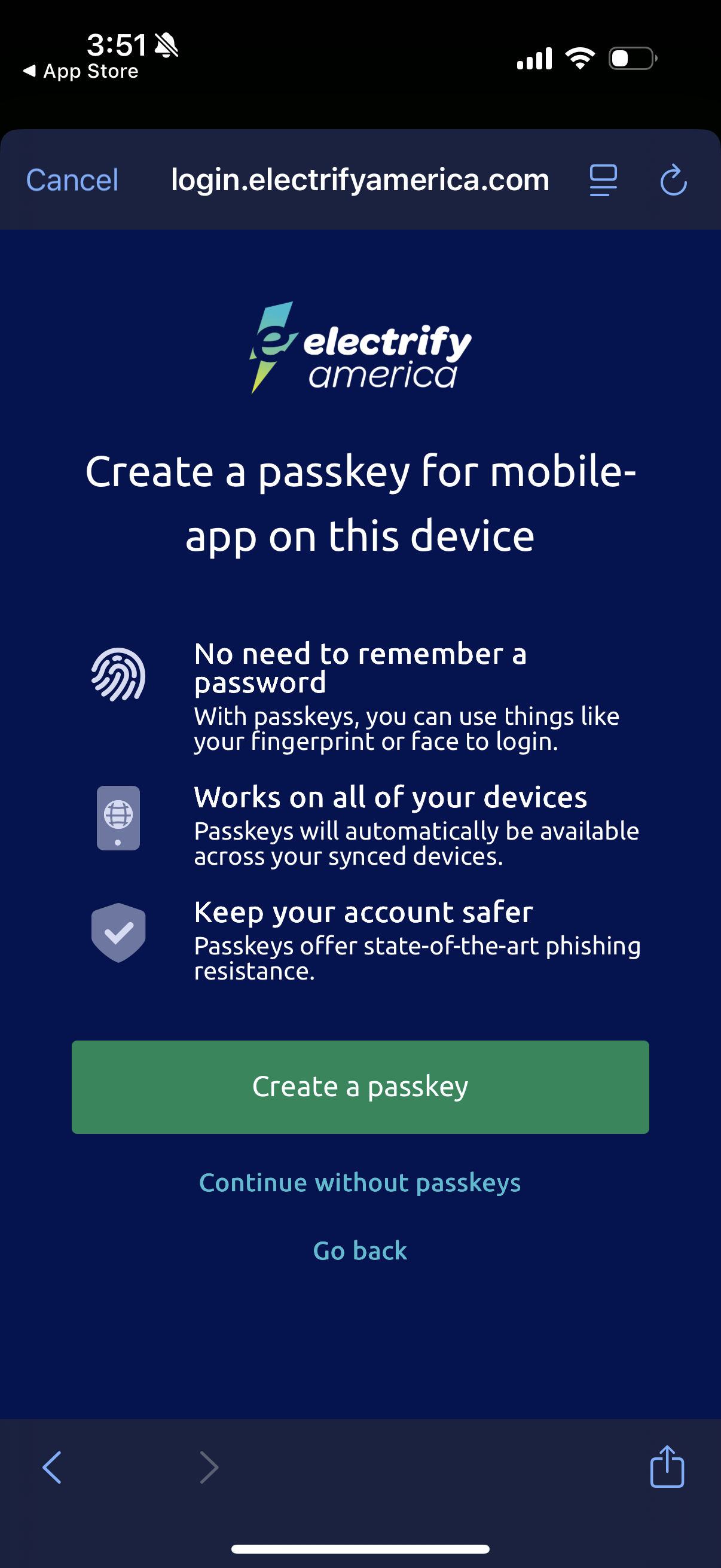 electrify-america app screenshot 38