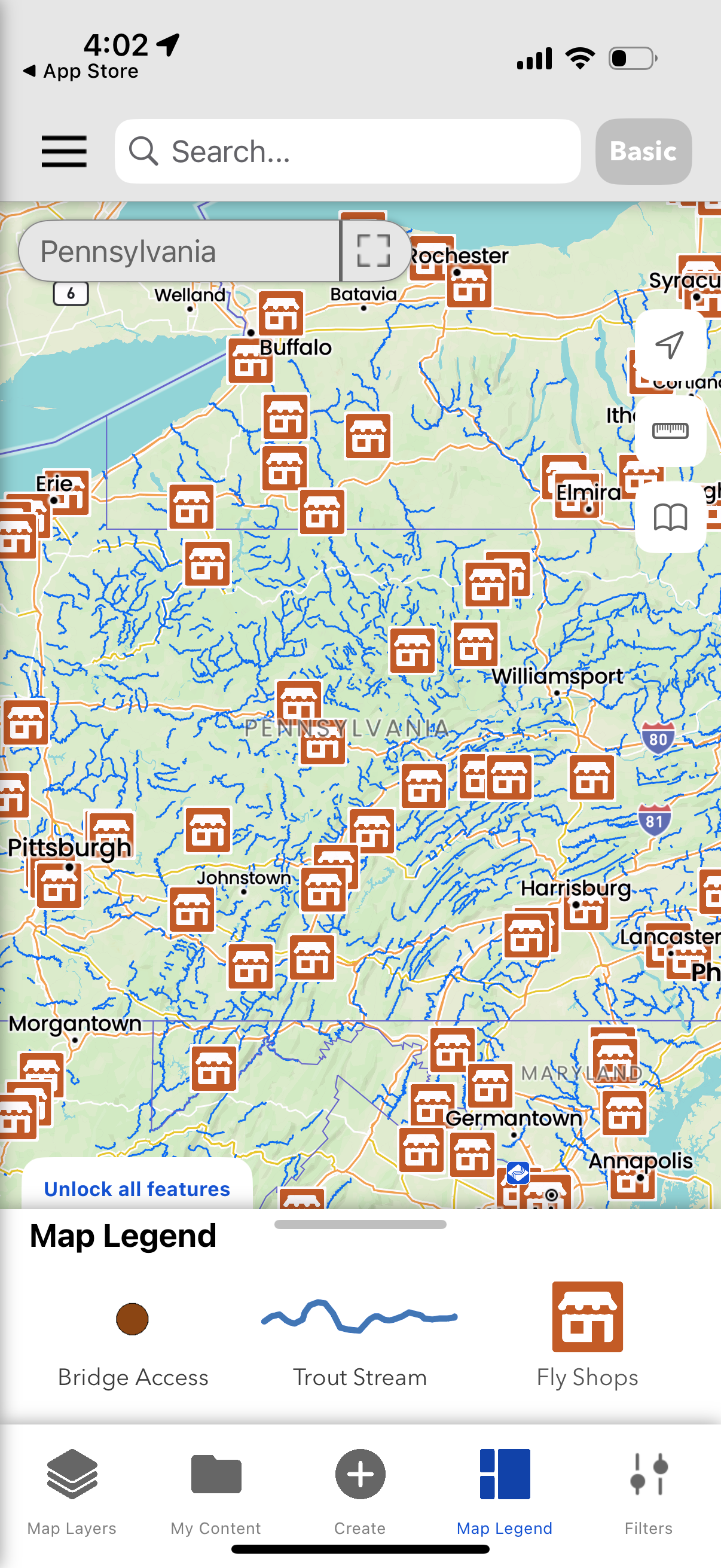 troutroutes app screenshot 17