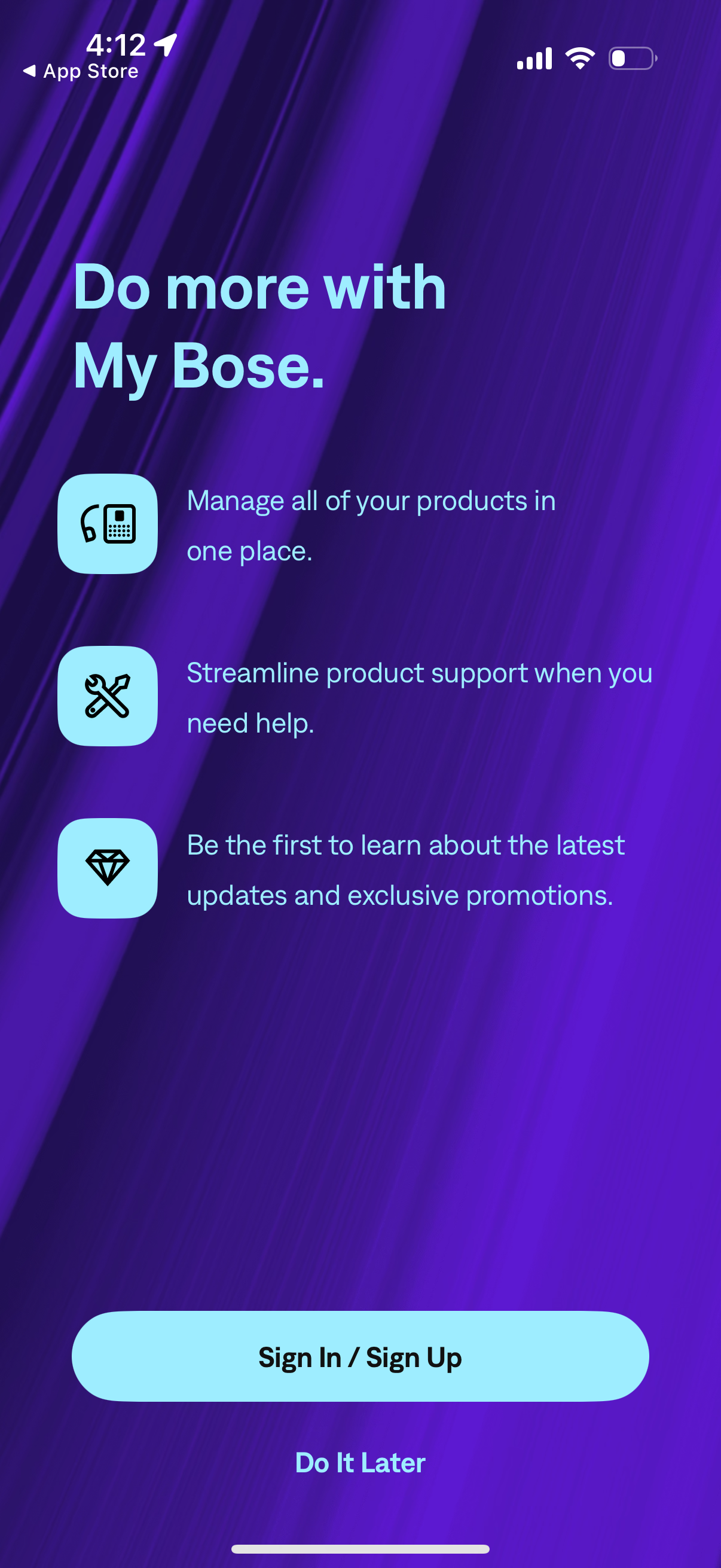 bose app screenshot 12