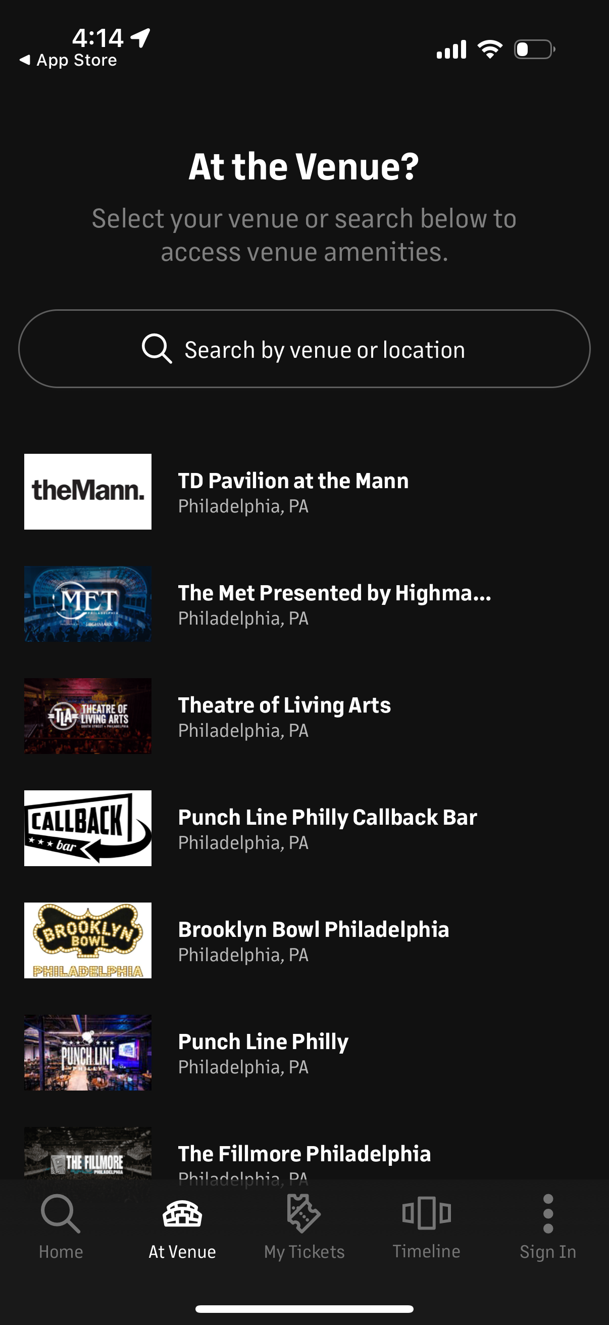 livenation app screenshot 19