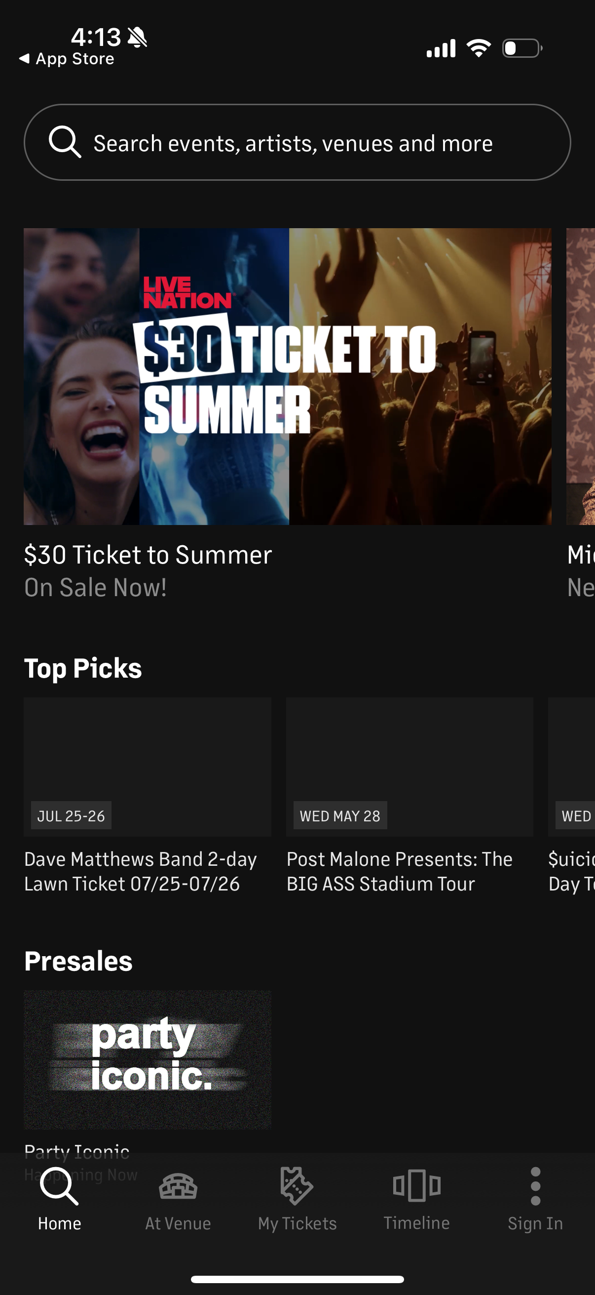livenation app screenshot 31