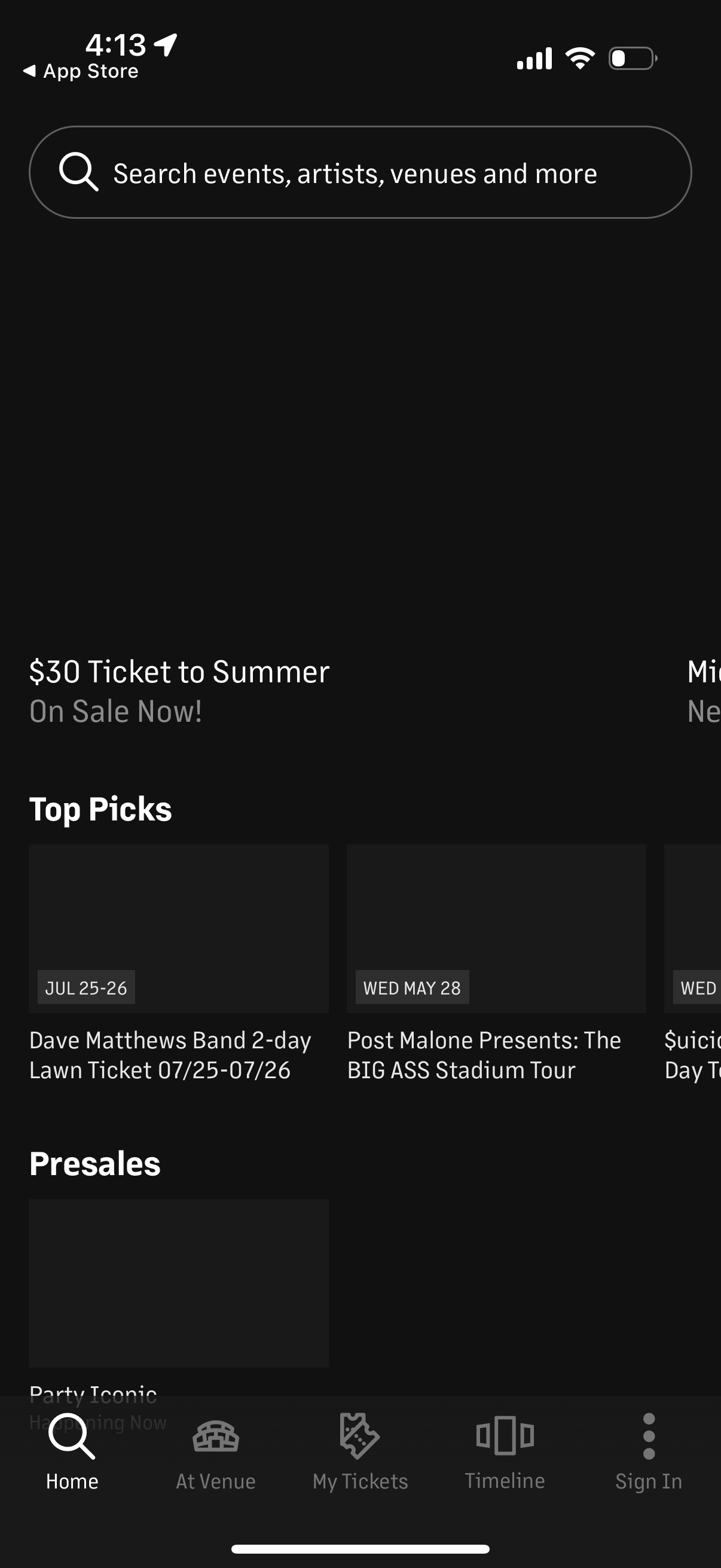 livenation app screenshot 35