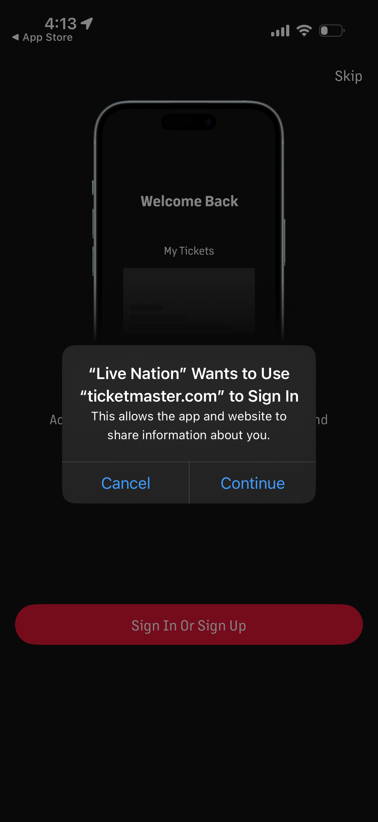 livenation app screenshot 40
