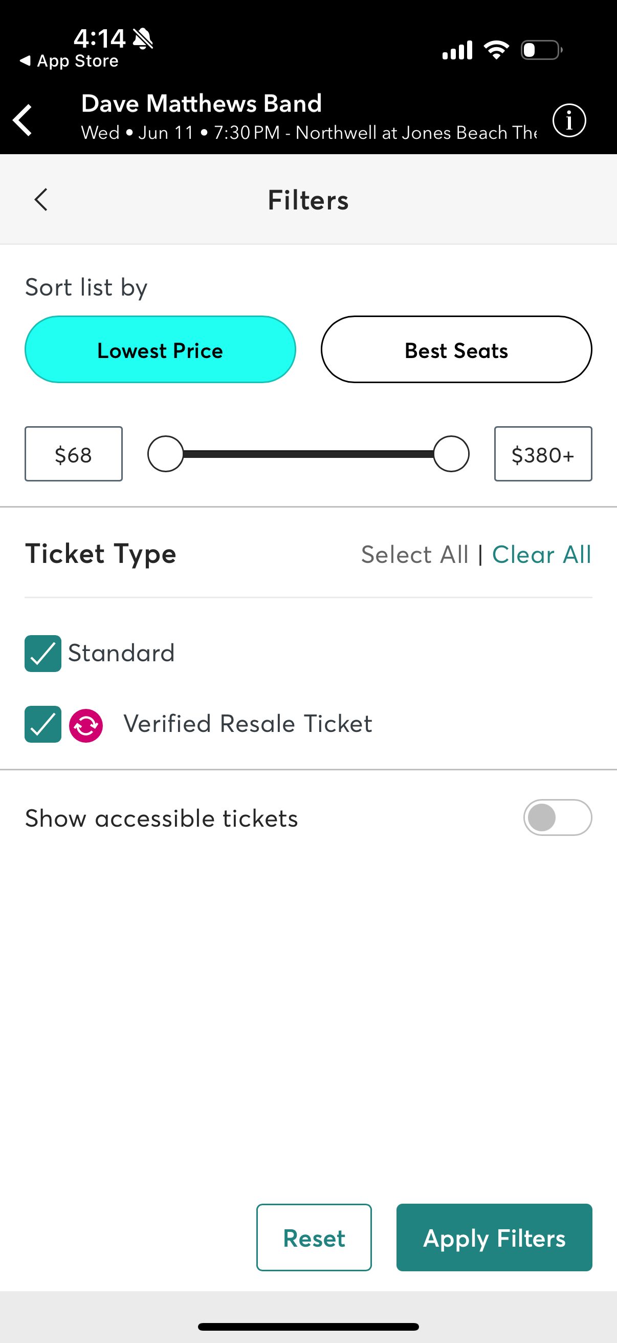 livenation app screenshot 21
