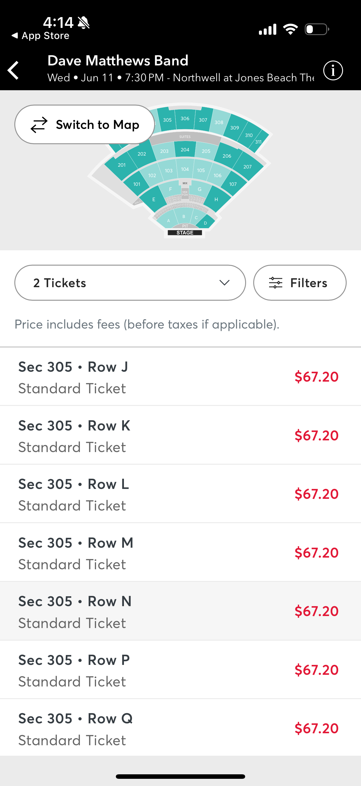 livenation app screenshot 20