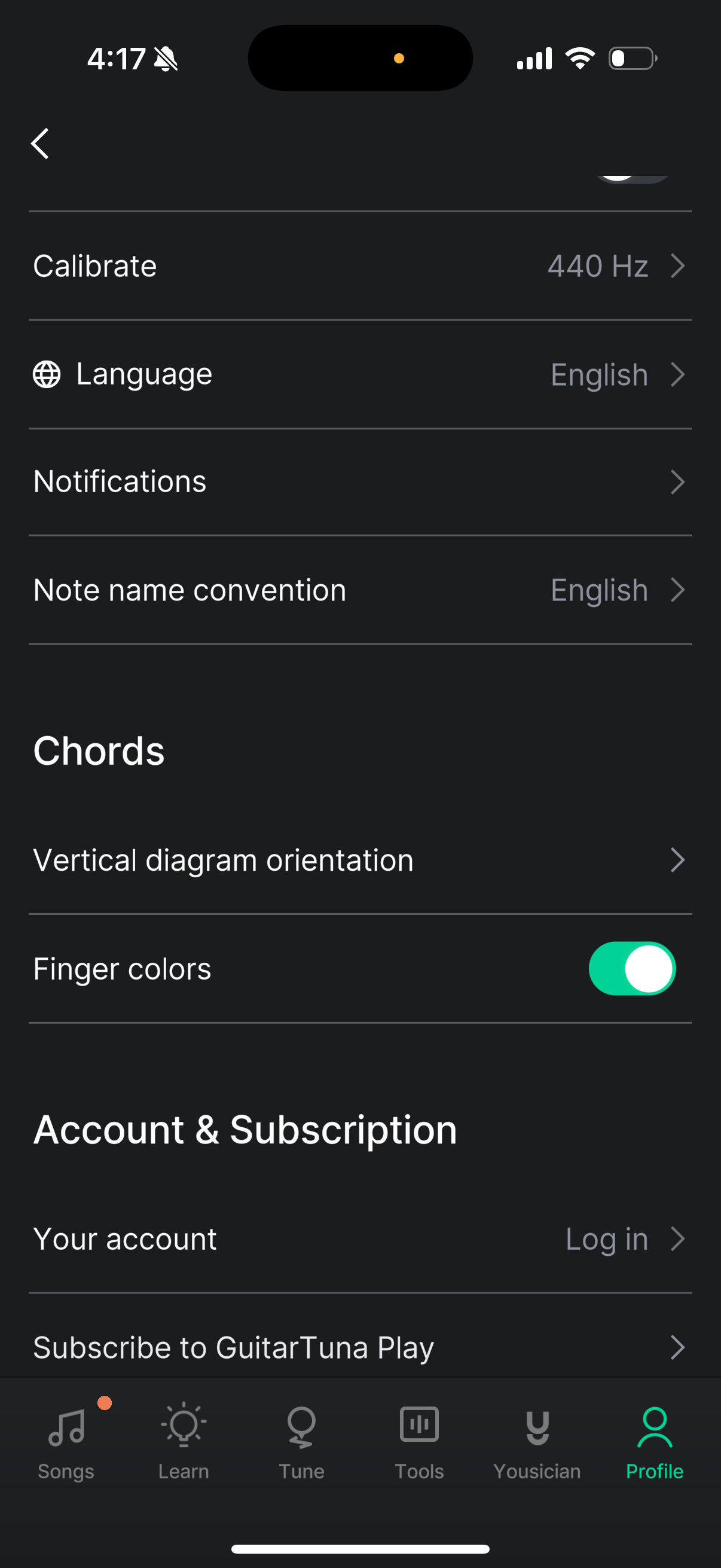guitartuna app screenshot 7