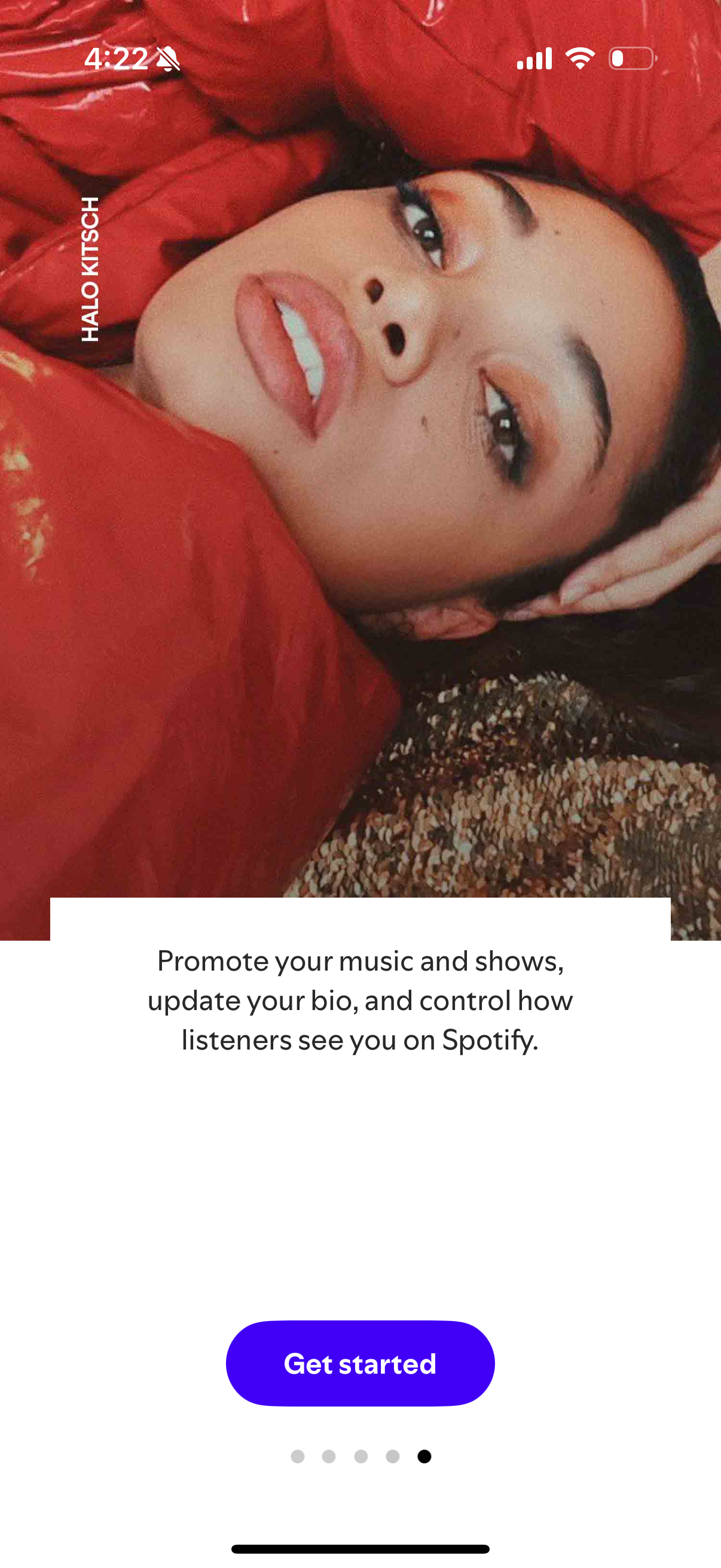 spotify-for-artists app screenshot 1