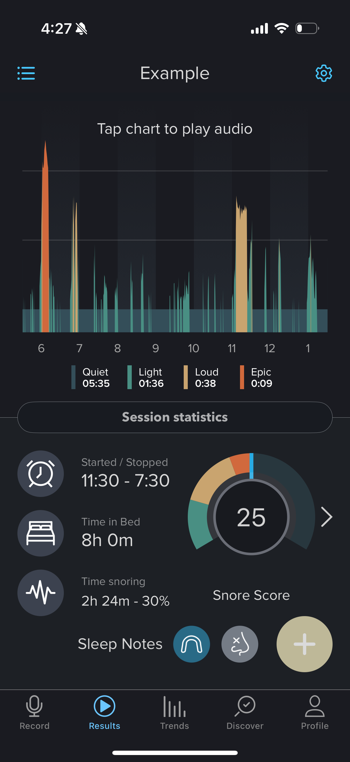 snorelab app screenshot 23
