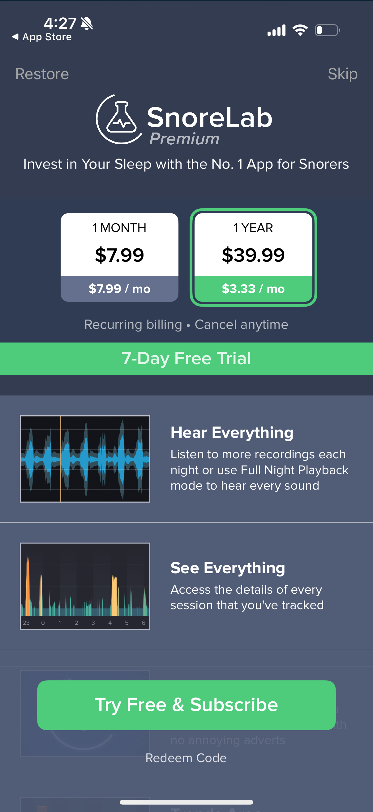 snorelab app screenshot 33