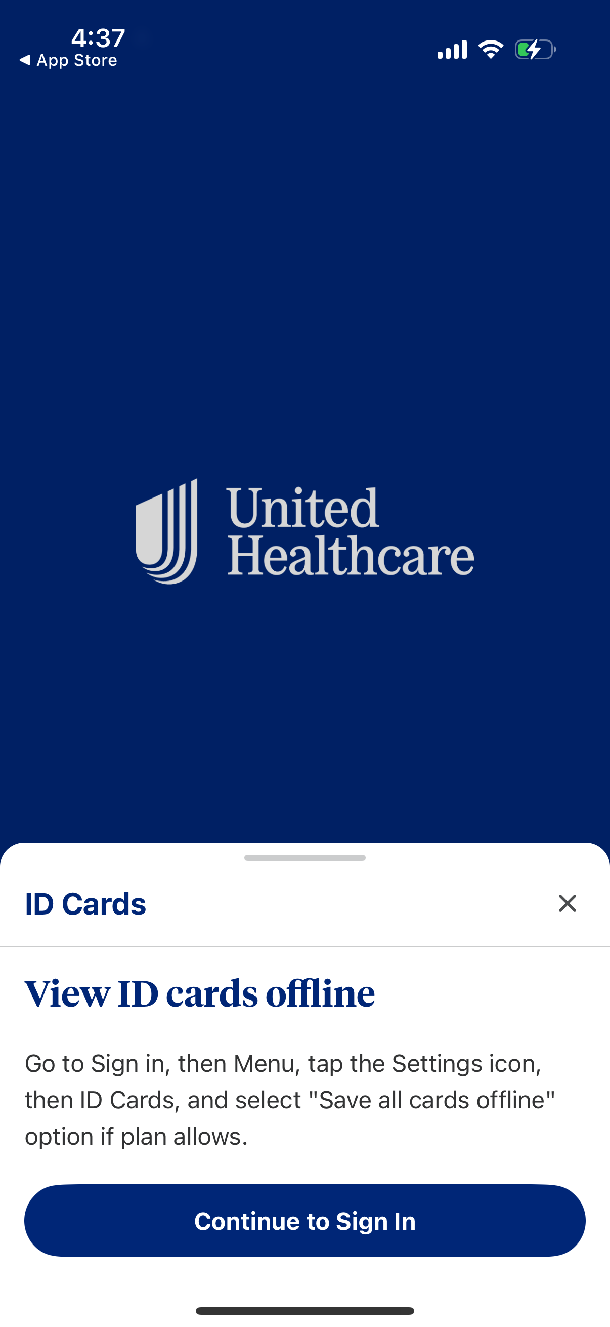 unitedhealth app screenshot 2