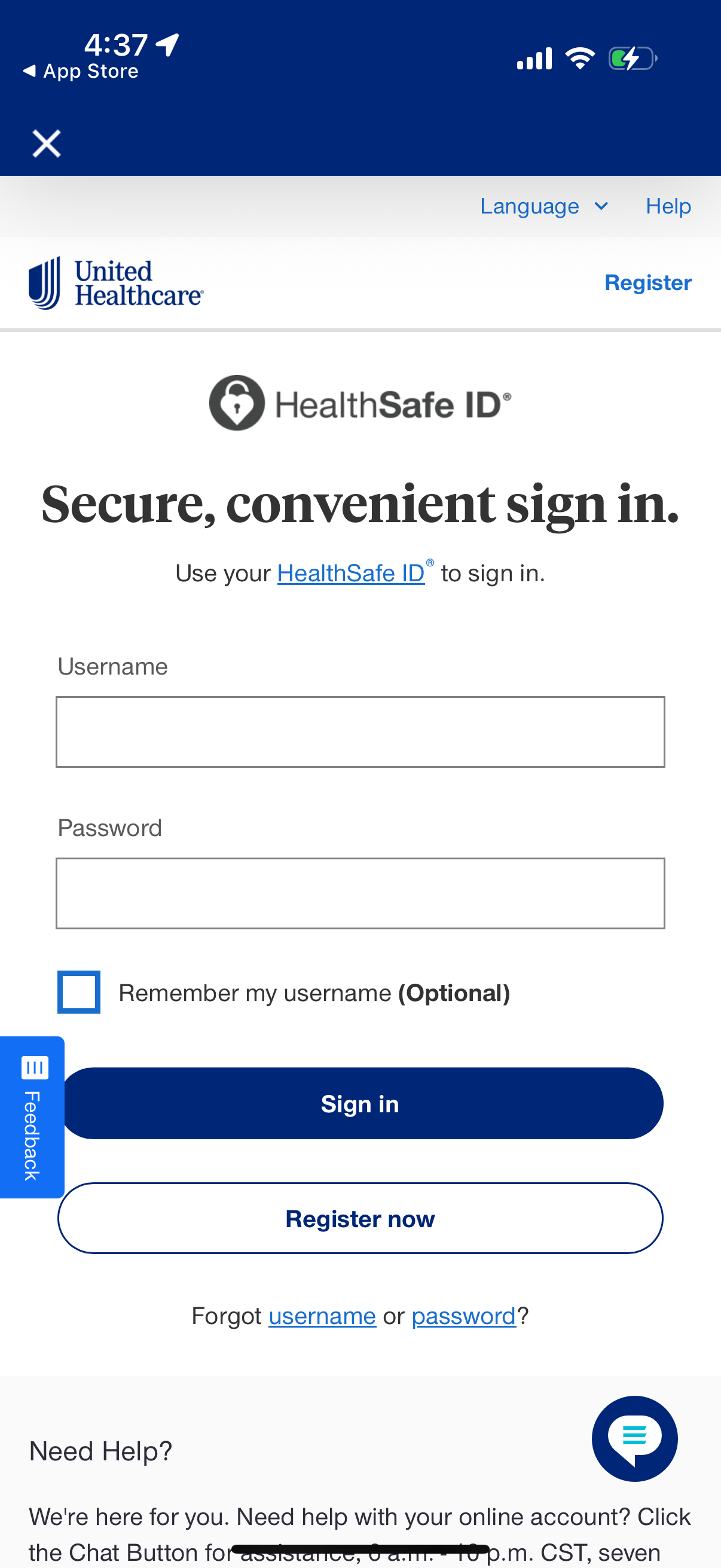 unitedhealth app screenshot 1