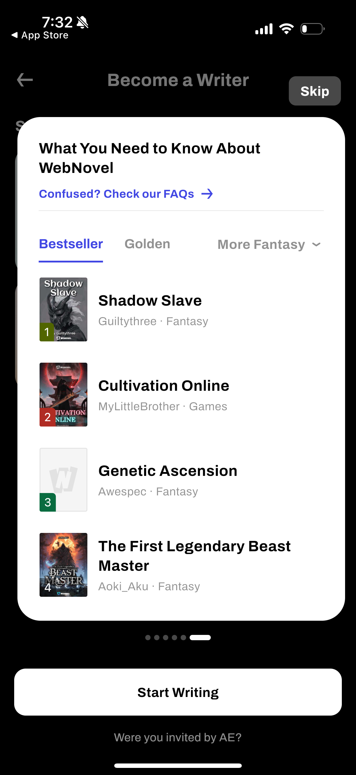 webnovel app screenshot 17