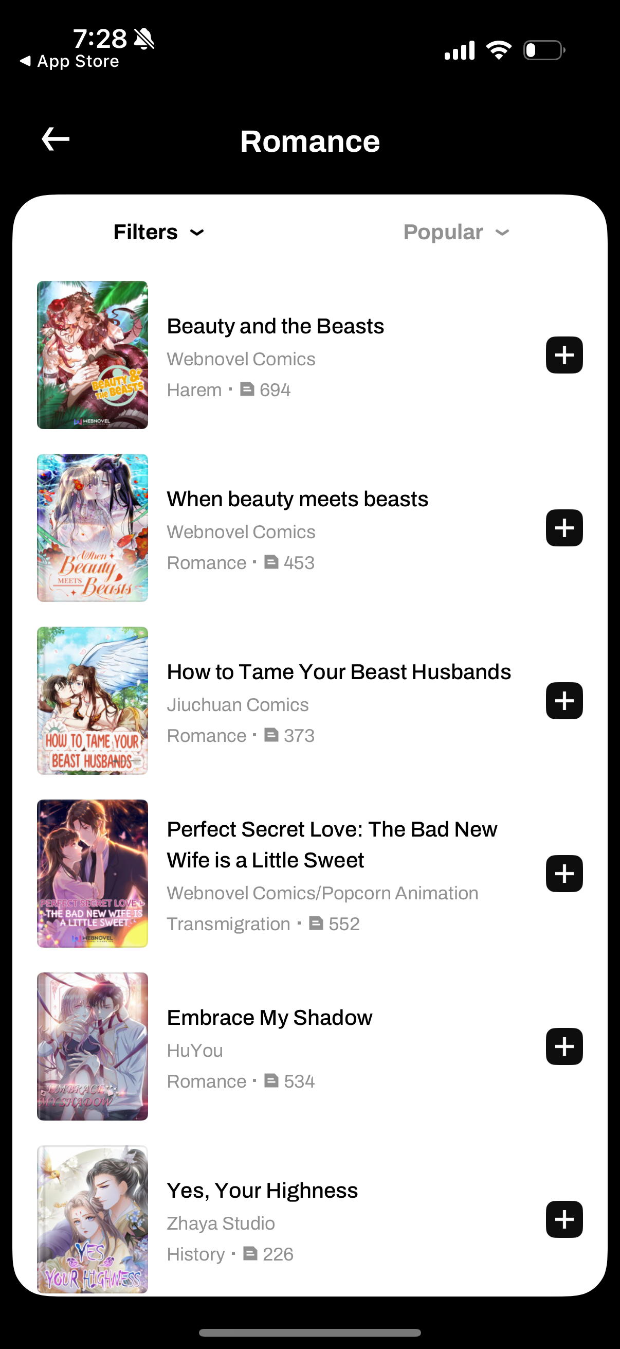 webnovel app screenshot 117