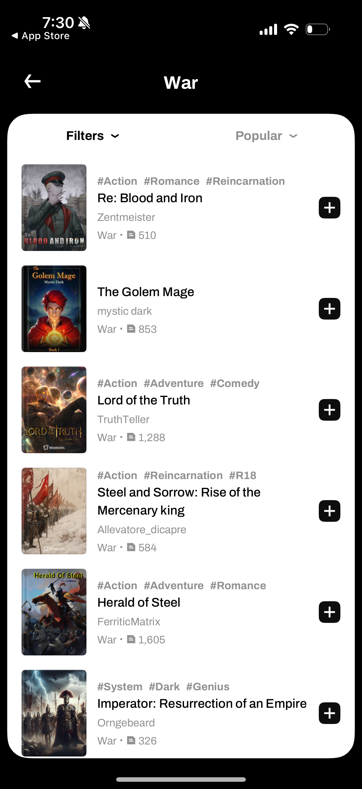webnovel app screenshot 55