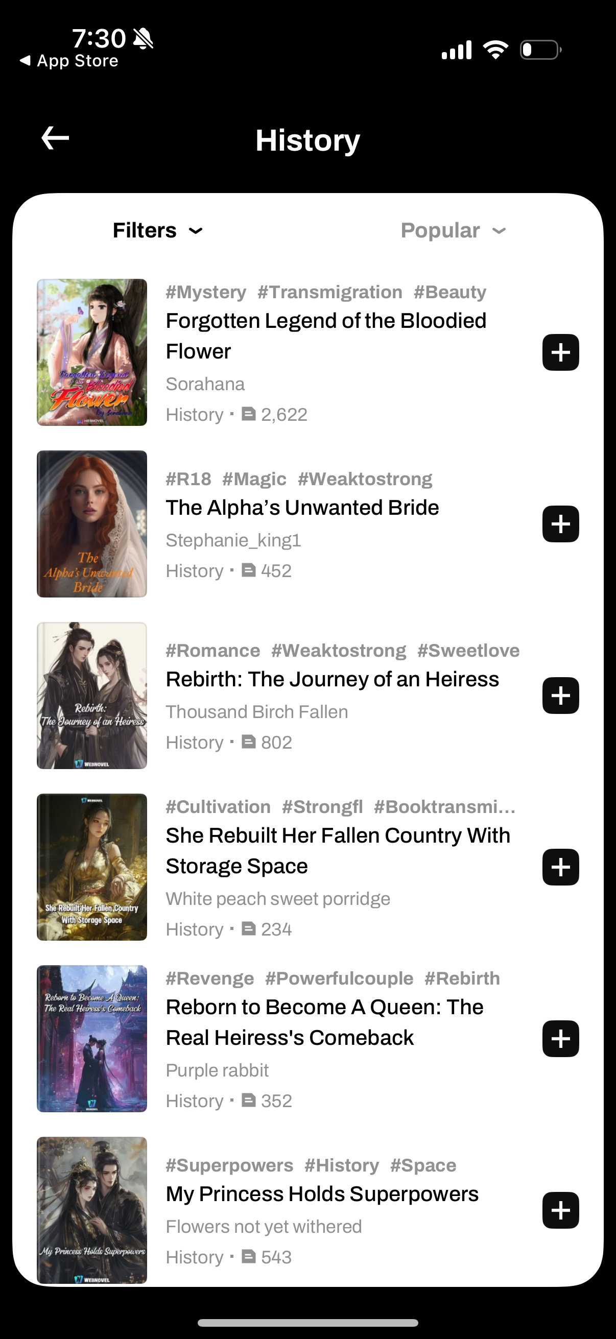 webnovel app screenshot 49