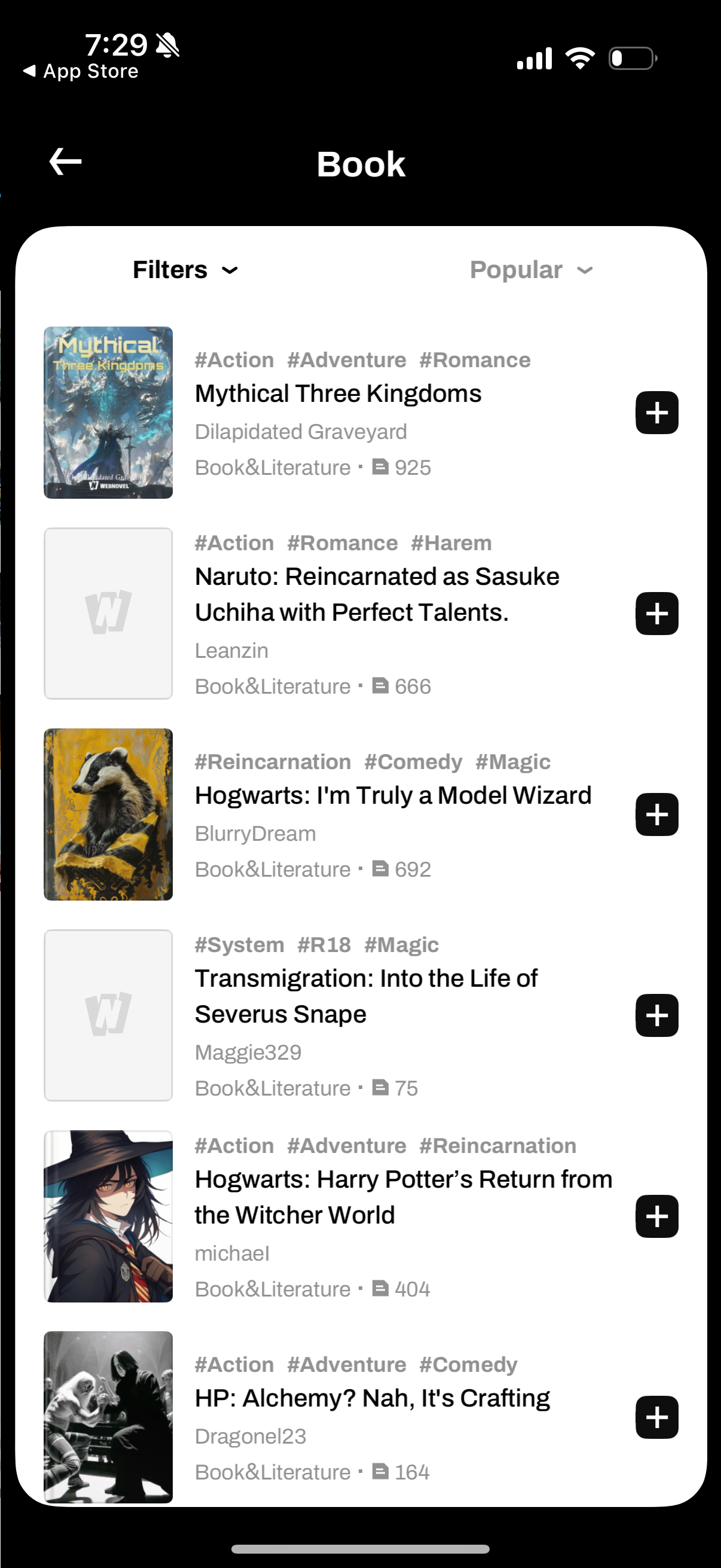 webnovel app screenshot 86