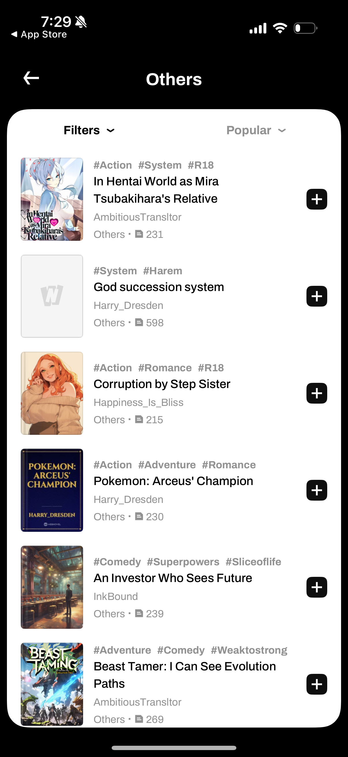 webnovel app screenshot 83