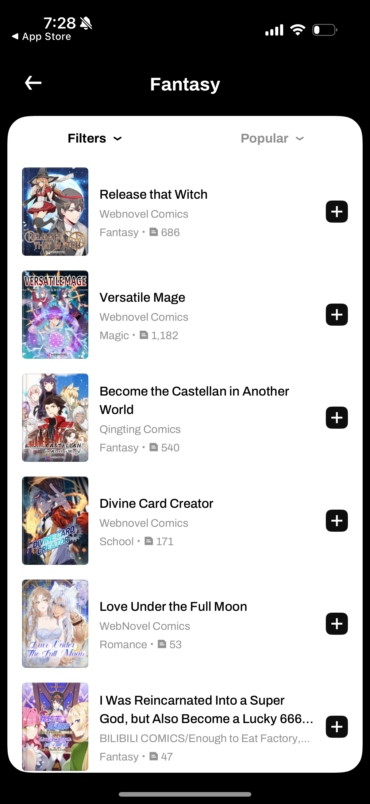 webnovel app screenshot 112