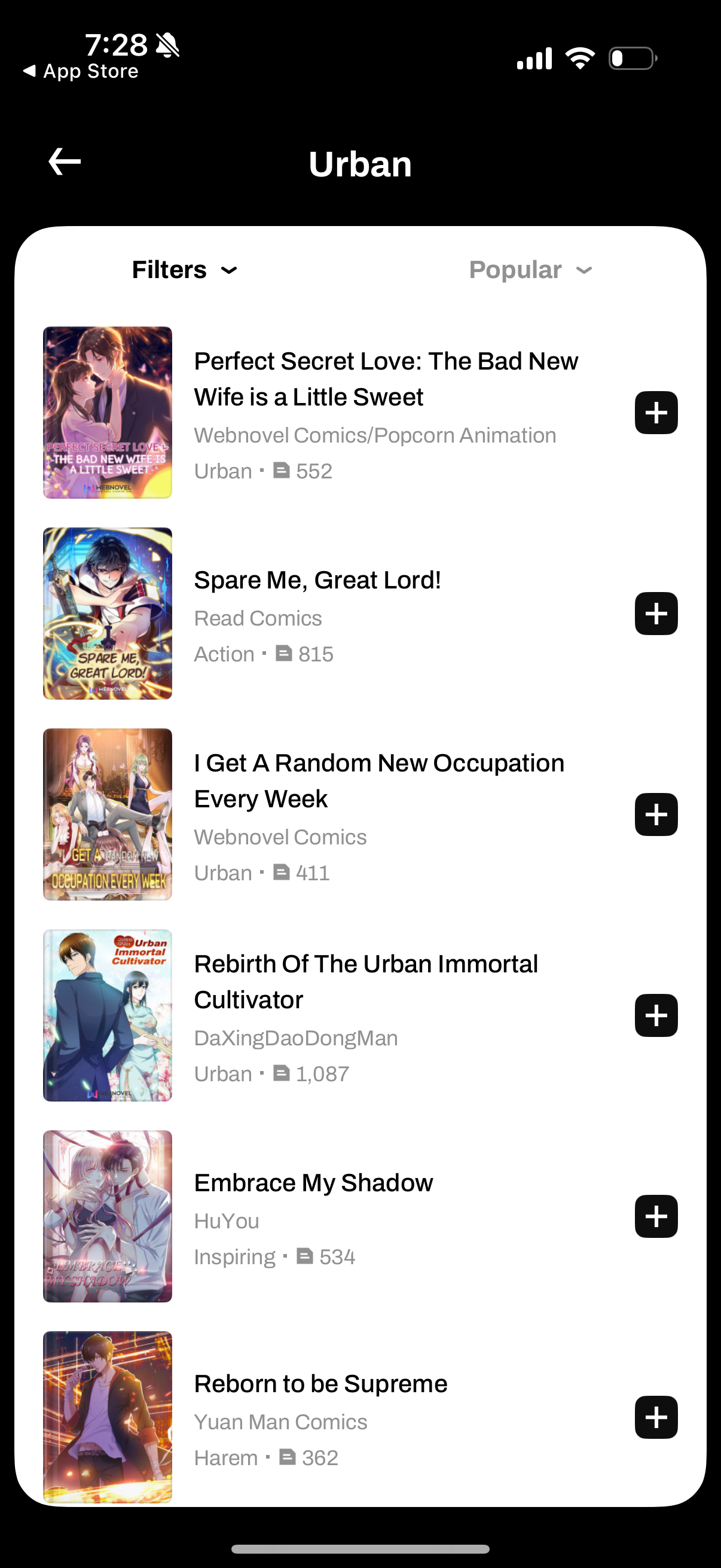 webnovel app screenshot 110