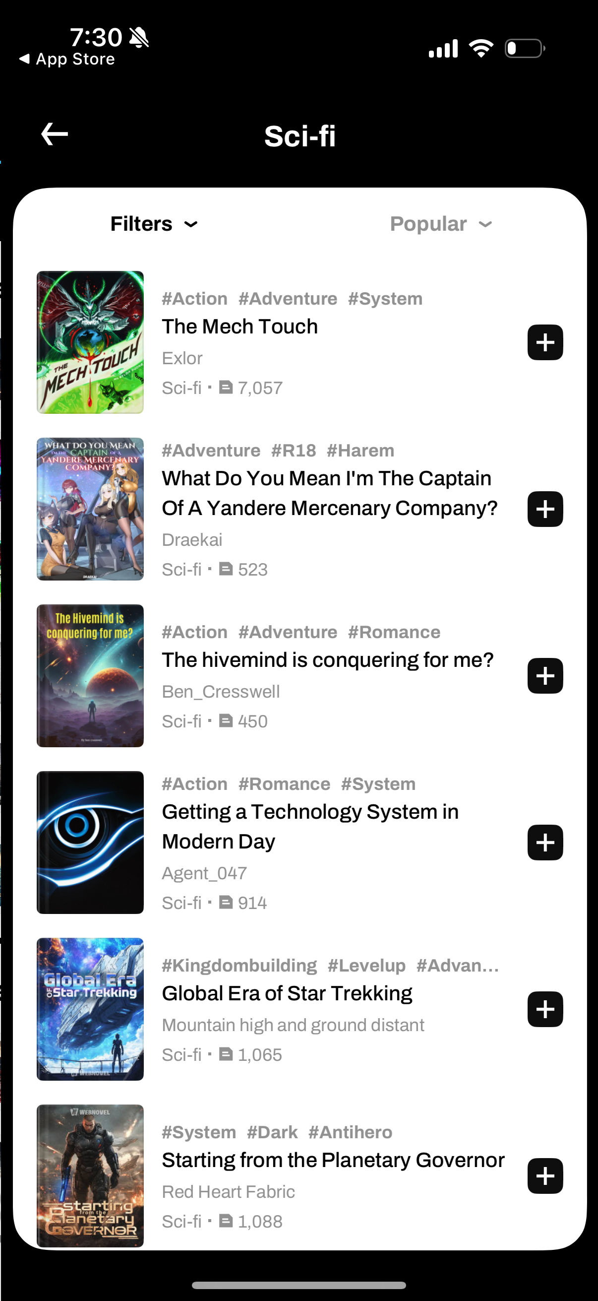 webnovel app screenshot 59