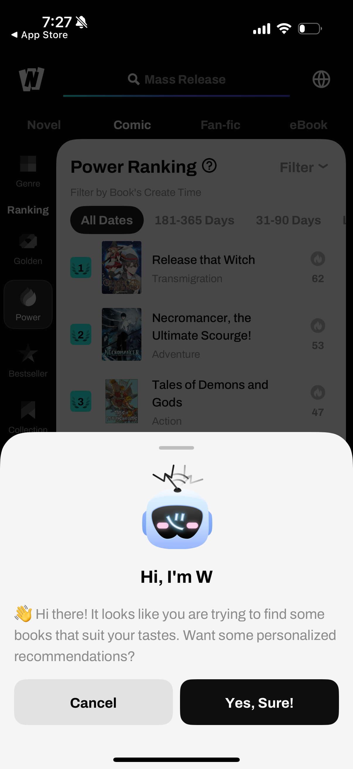 webnovel app screenshot 122