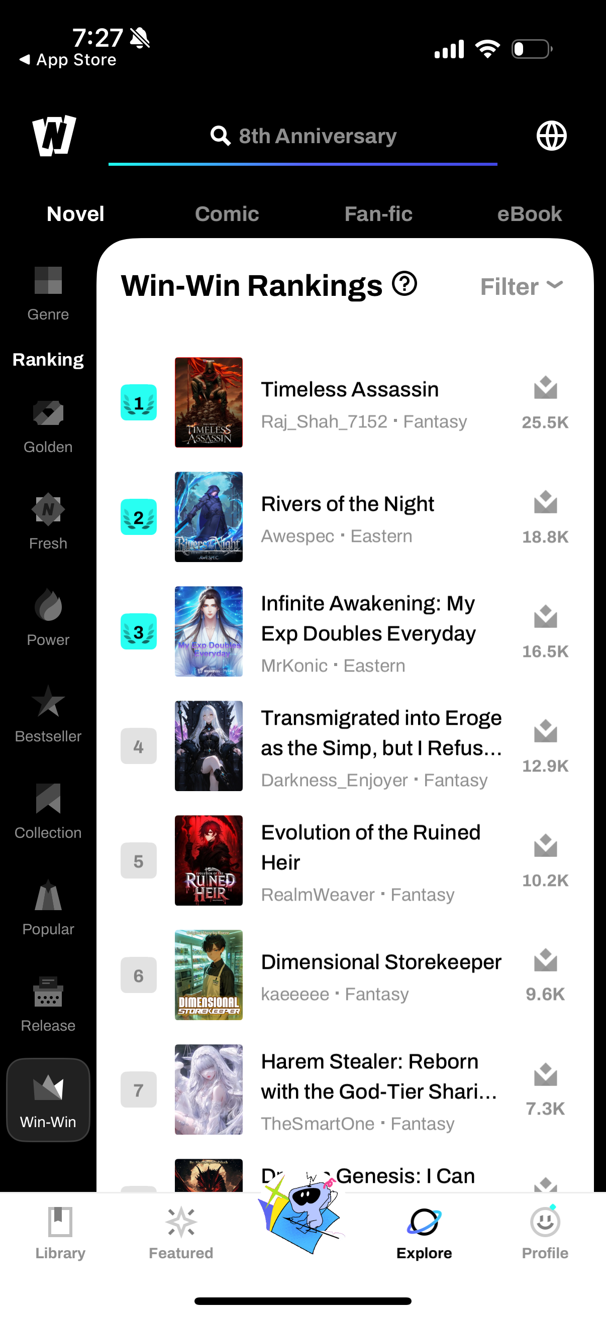 webnovel app screenshot 126