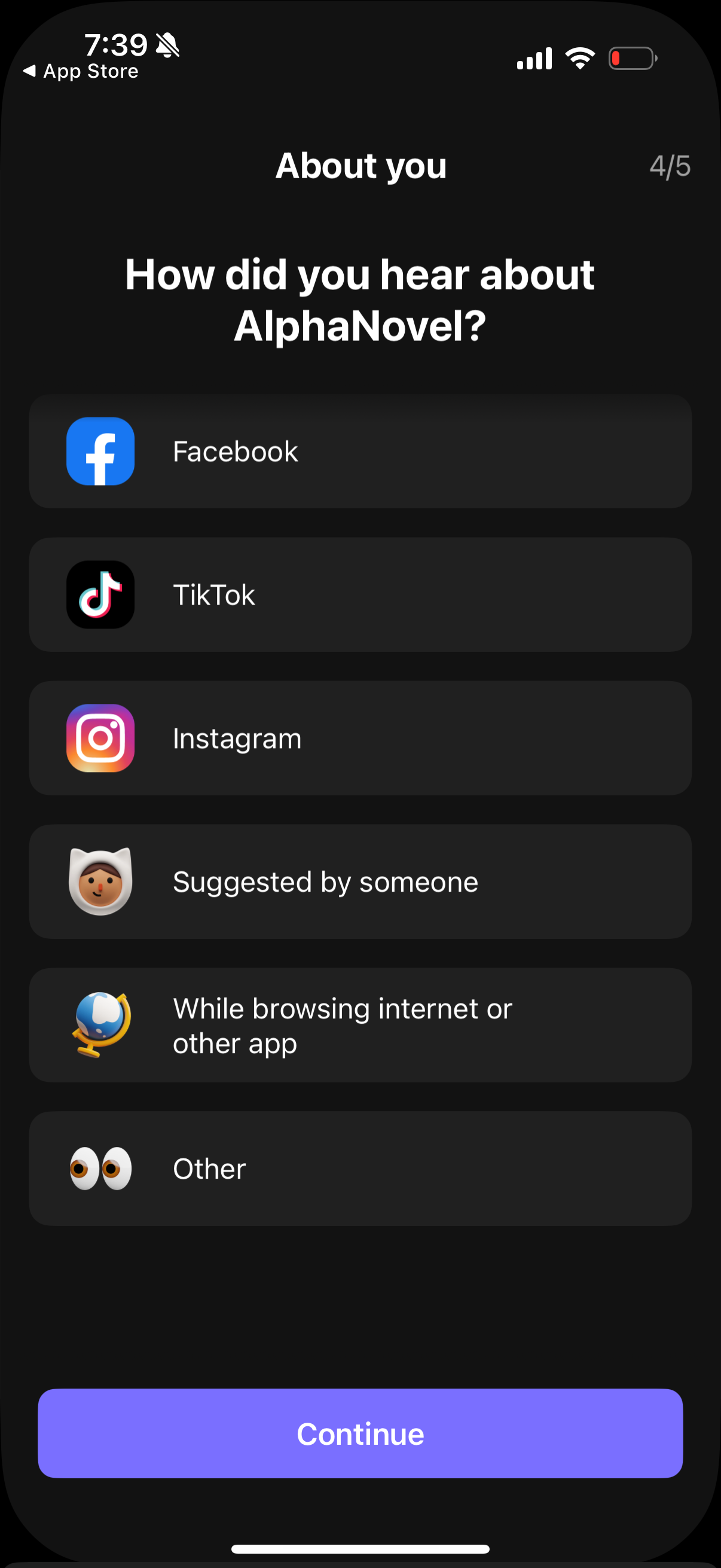 alphanovel app screenshot 13