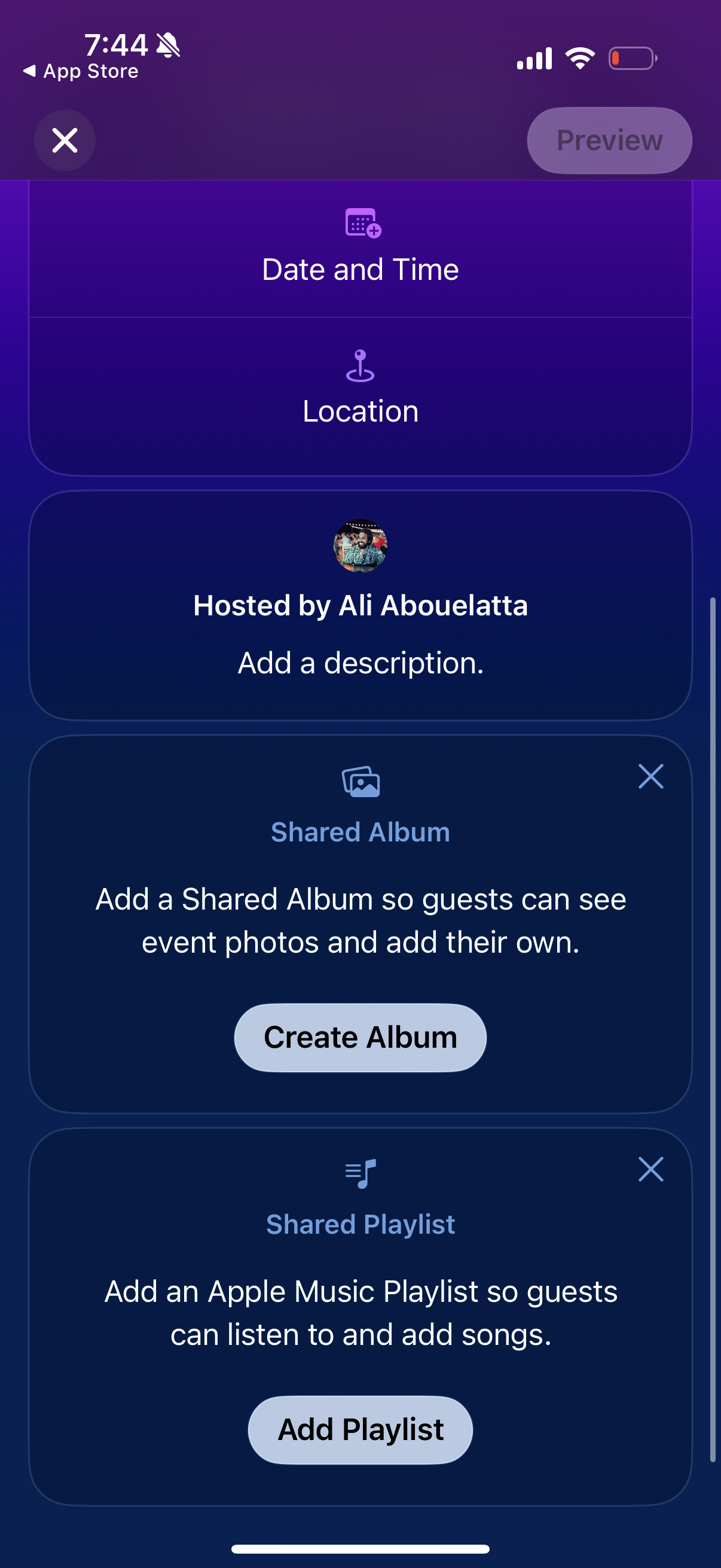 apple-invites app screenshot 2