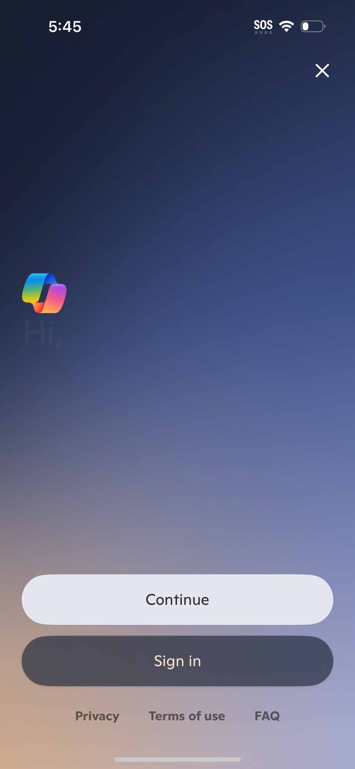 bing app screenshot 1