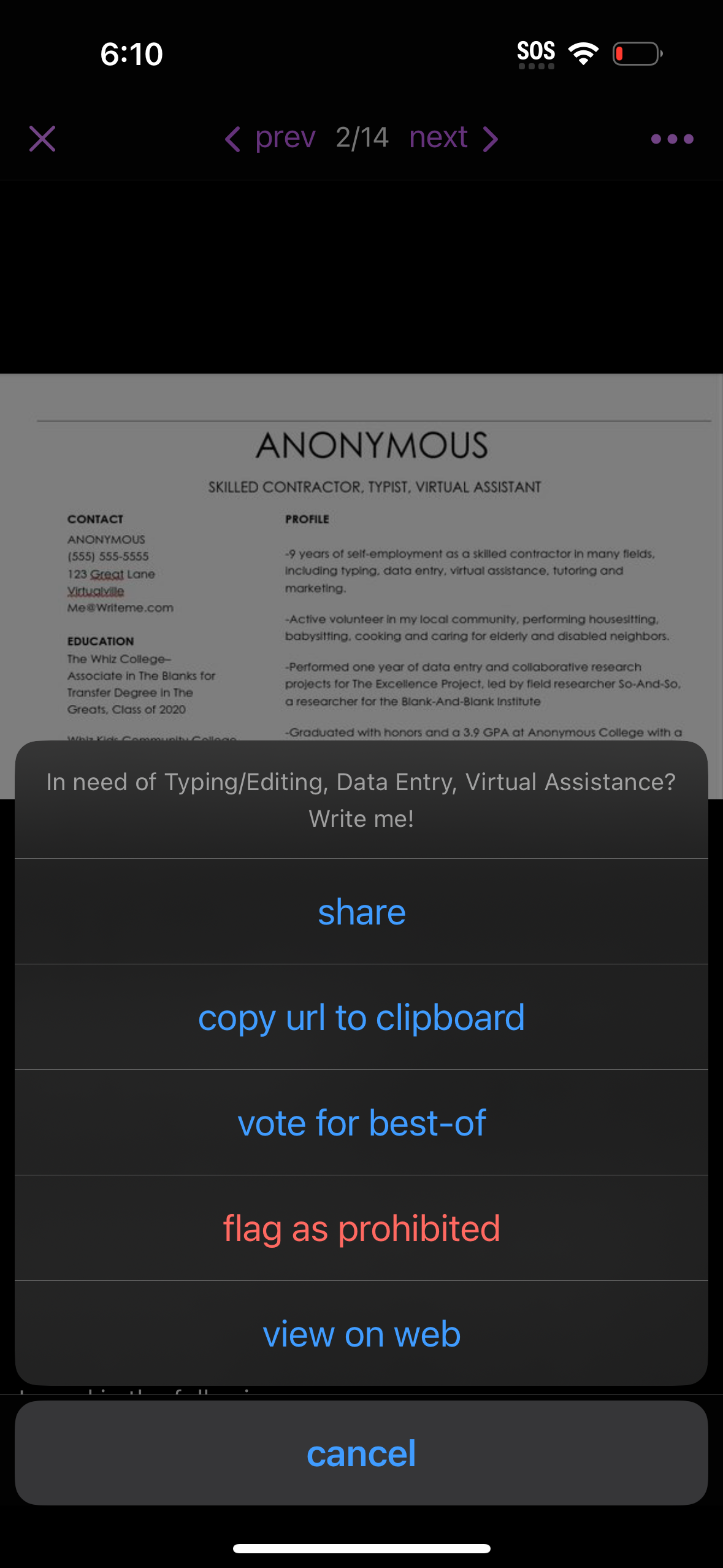 craigslist app screenshot 20