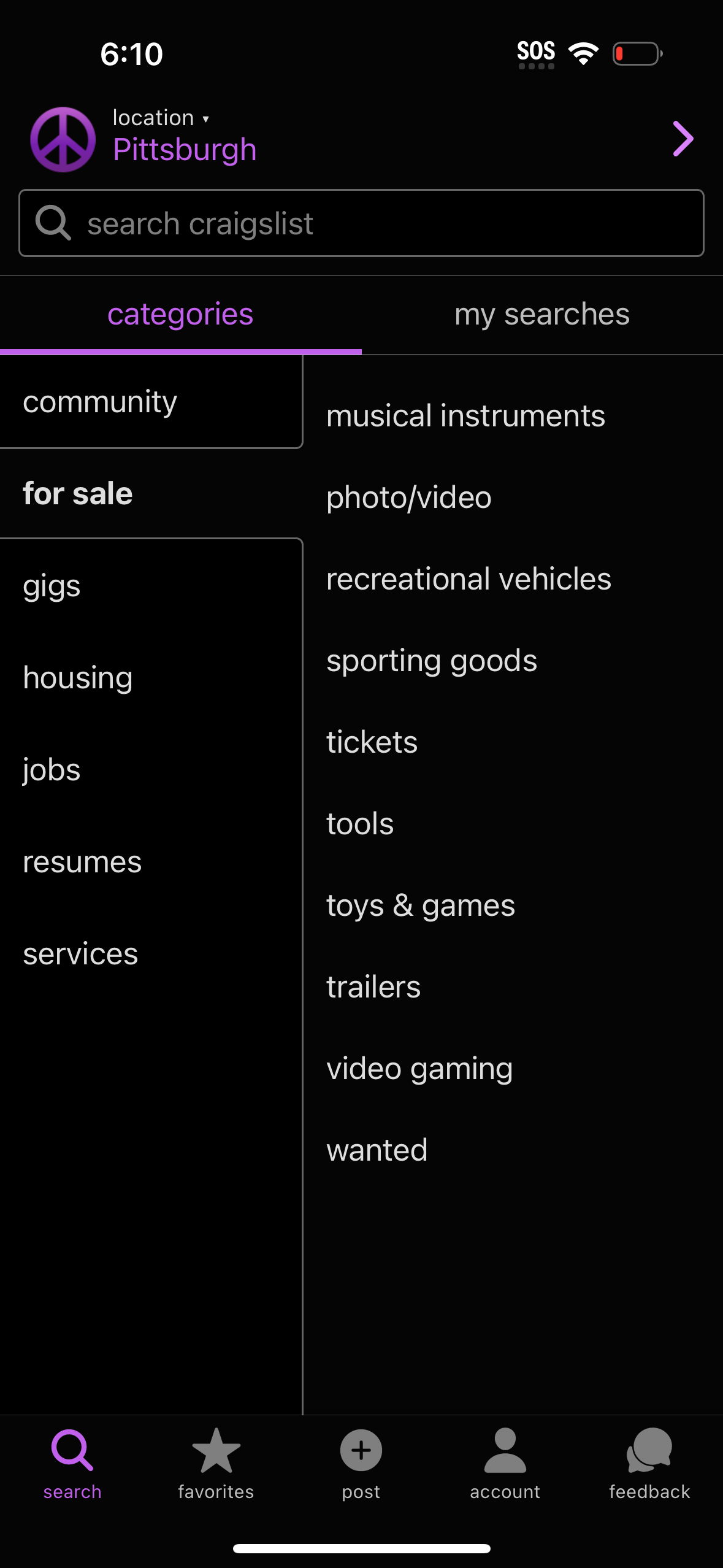 craigslist app screenshot 29