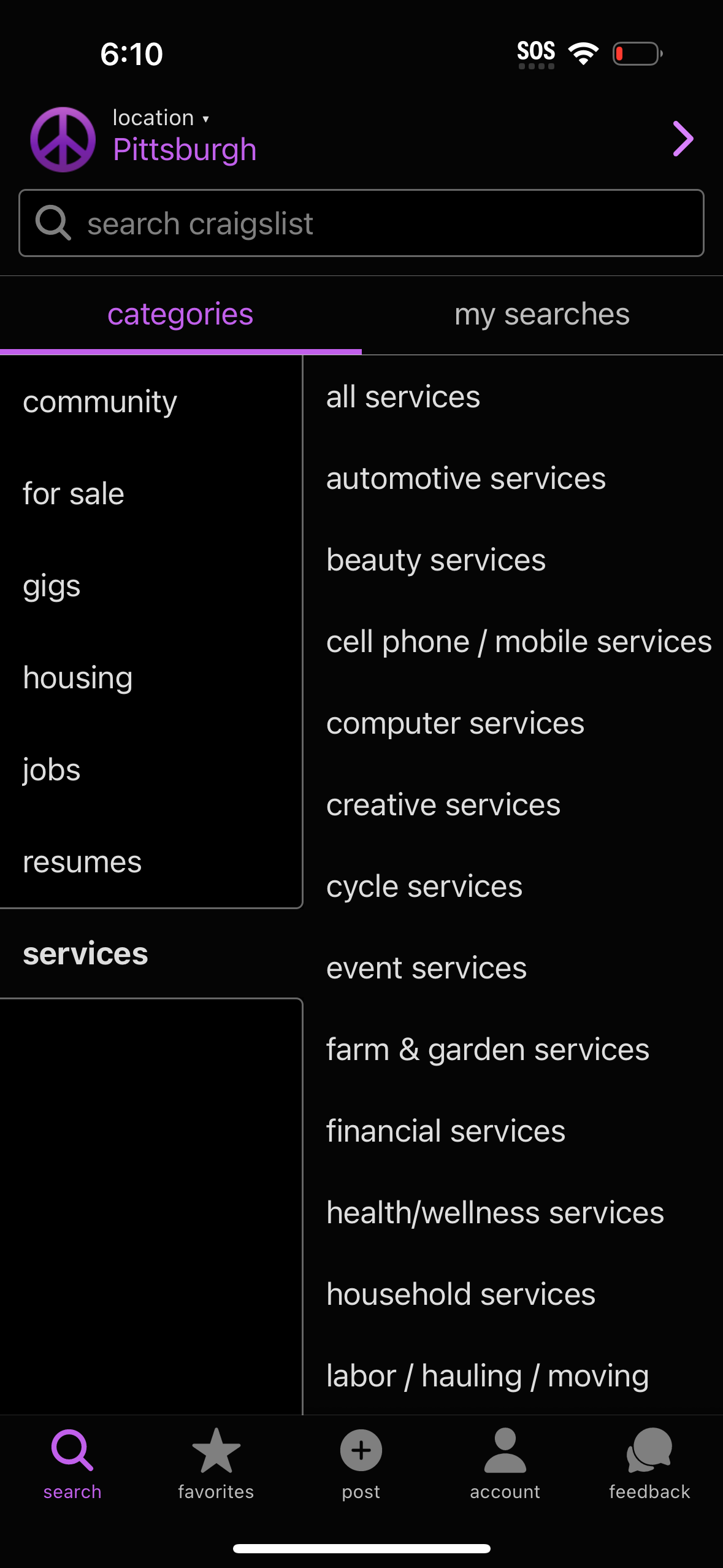 craigslist app screenshot 26