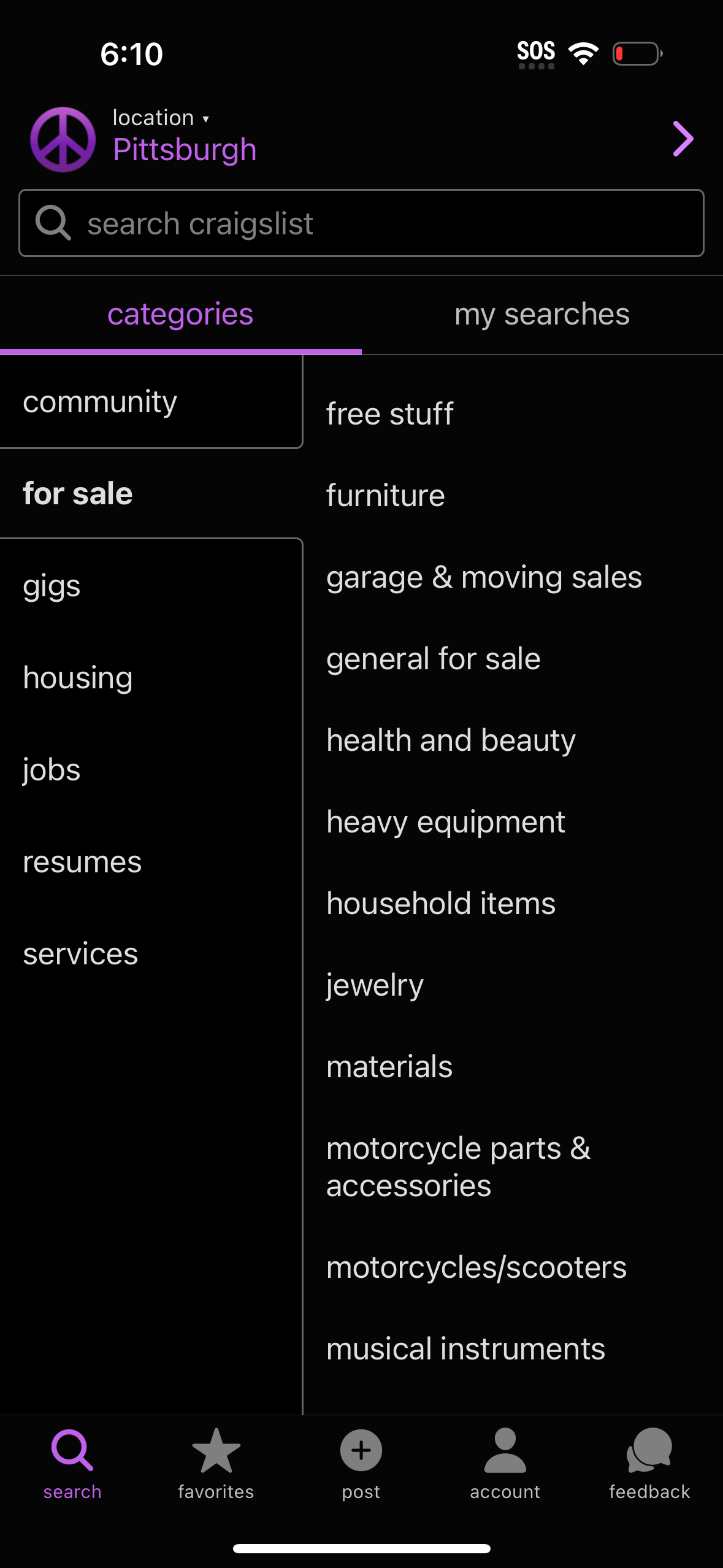 craigslist app screenshot 34