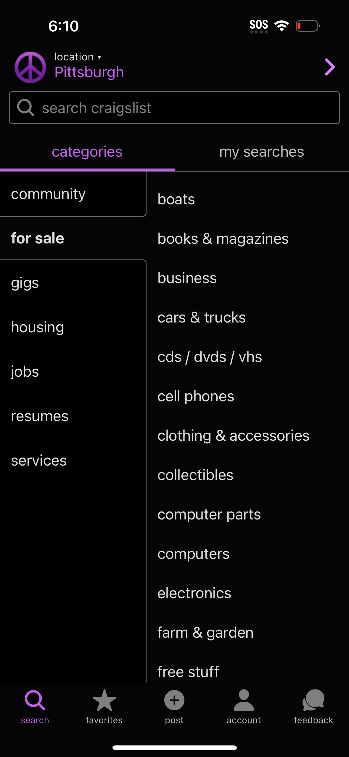 craigslist app screenshot 32