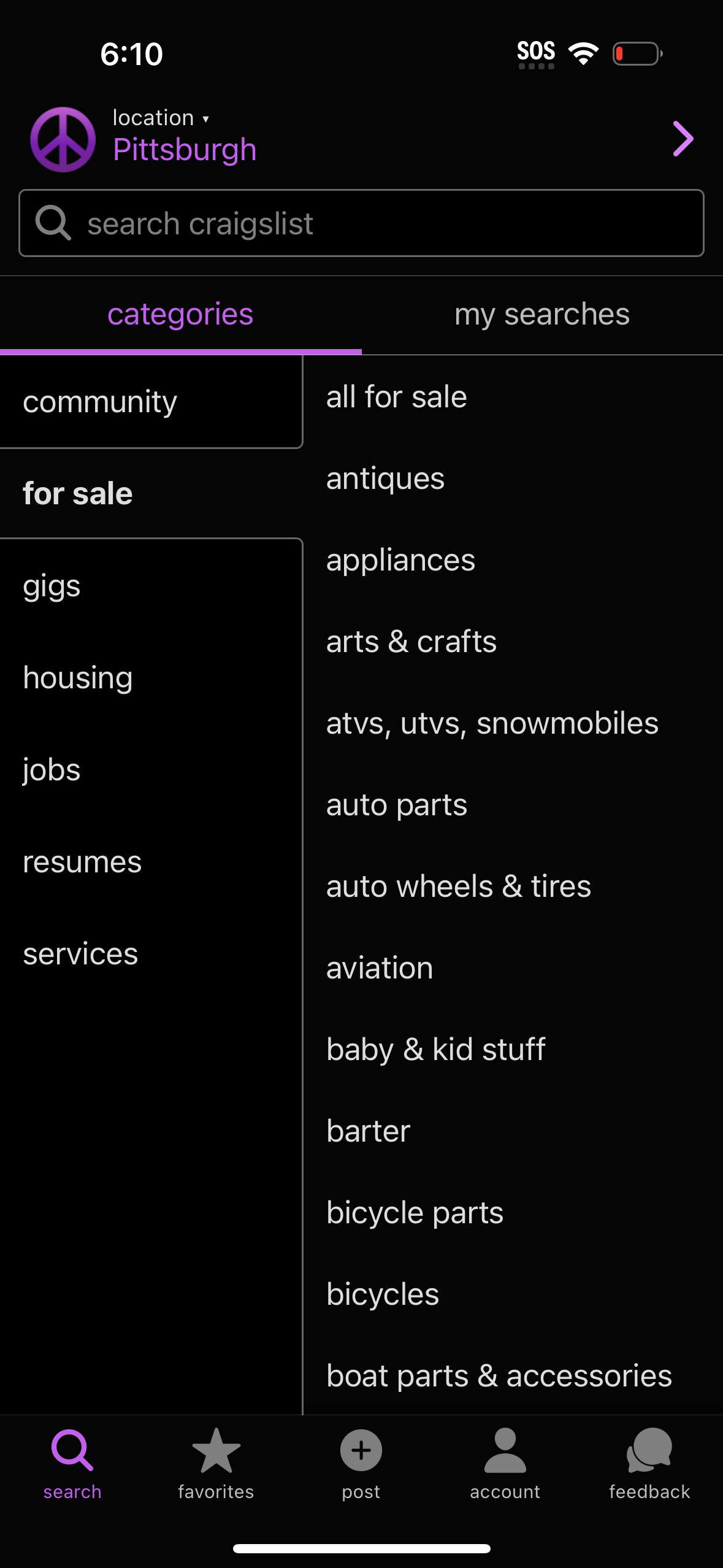 craigslist app screenshot 33