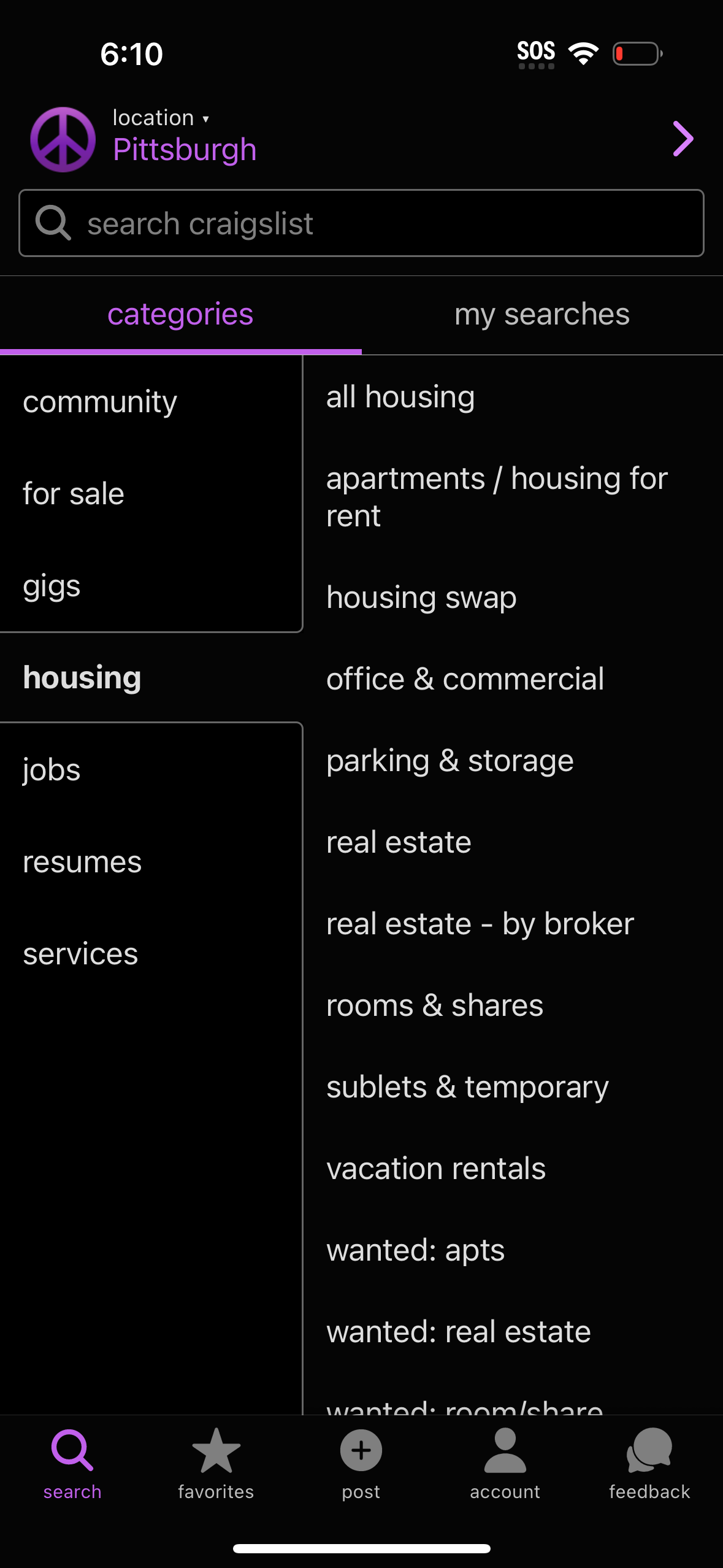 craigslist app screenshot 30