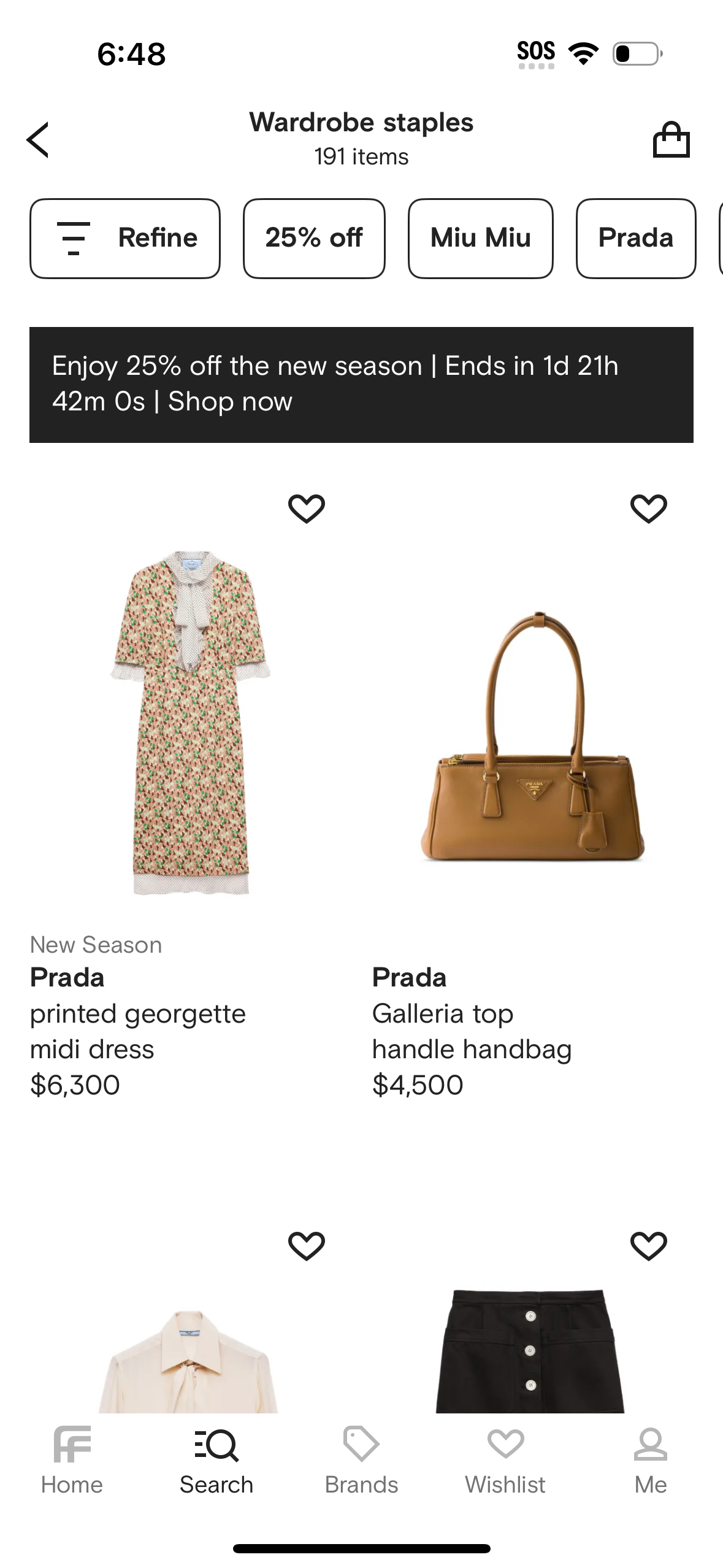 farfetch app screenshot 784