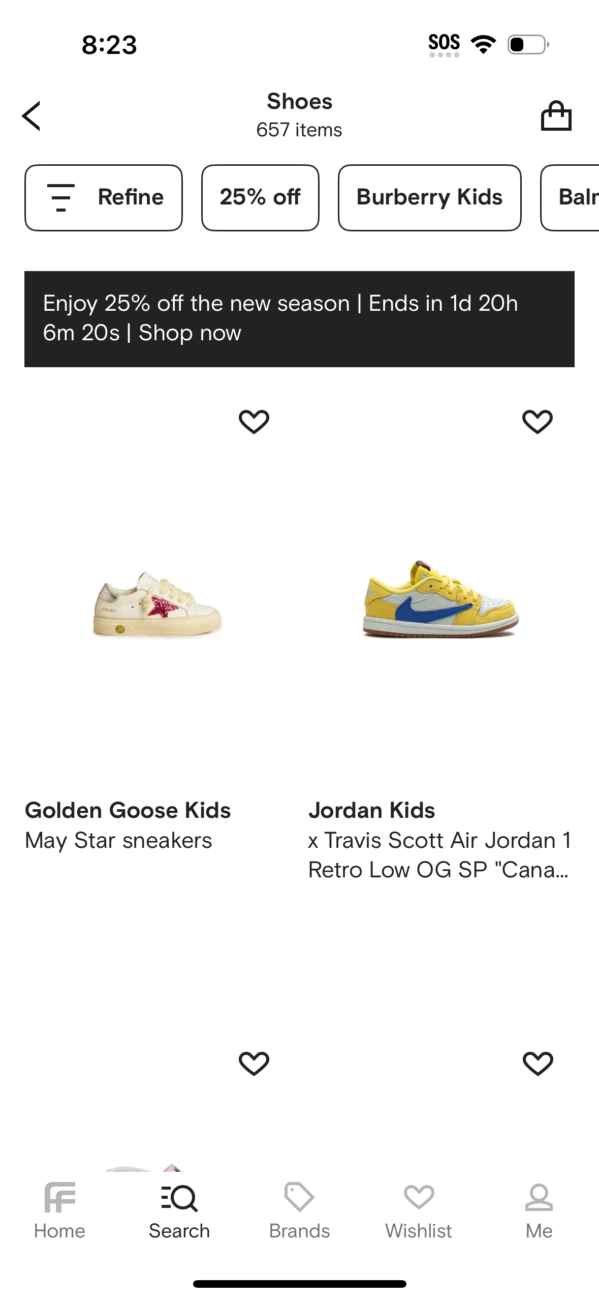 farfetch app screenshot 202