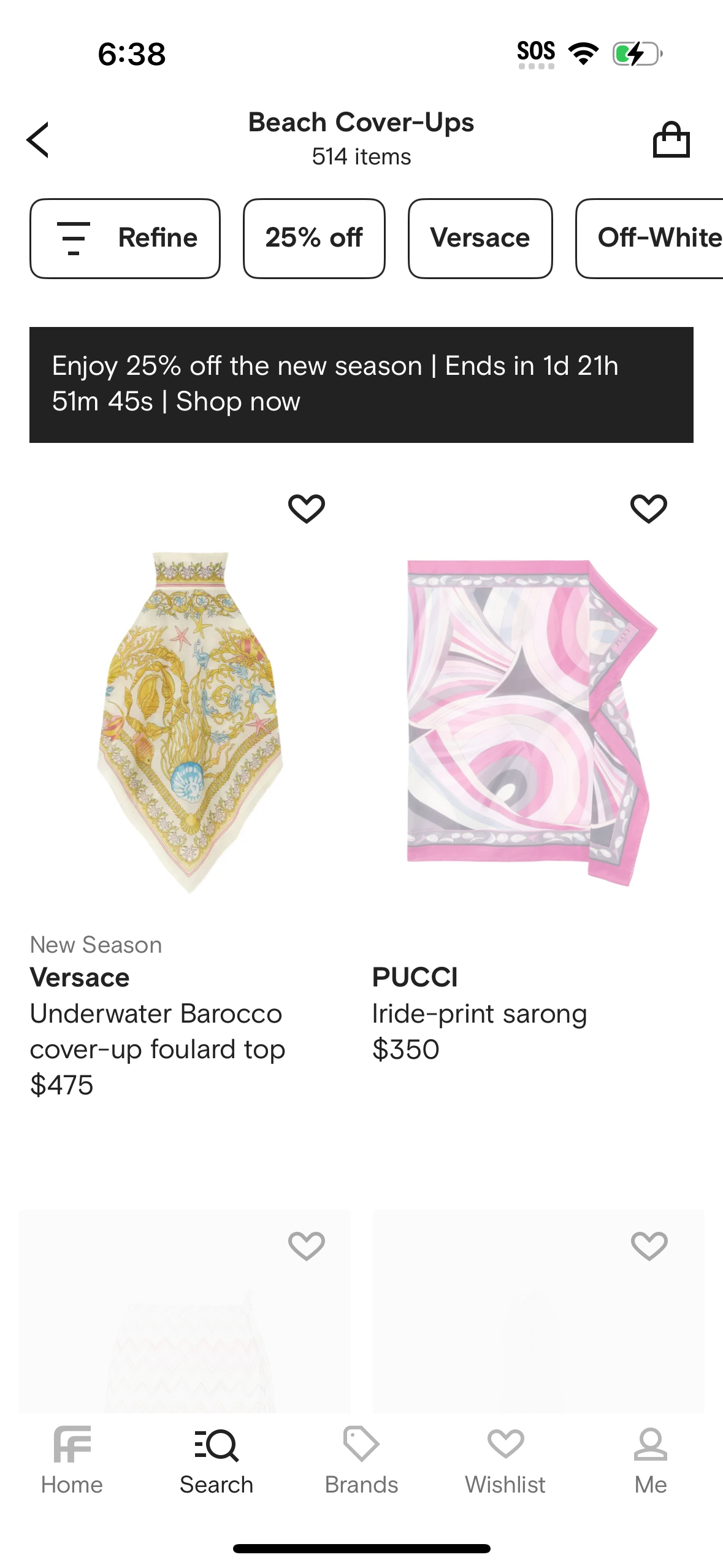 farfetch app screenshot 912