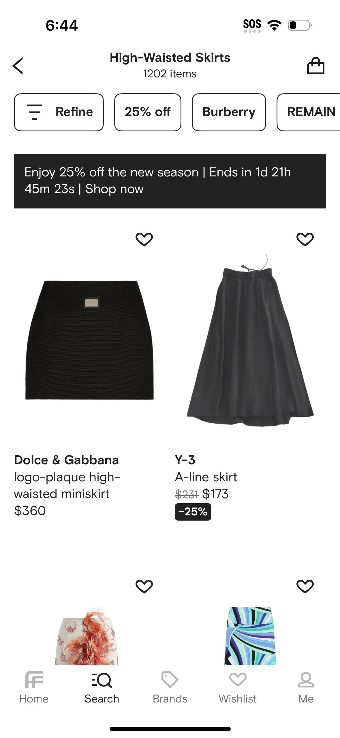 farfetch app screenshot 830