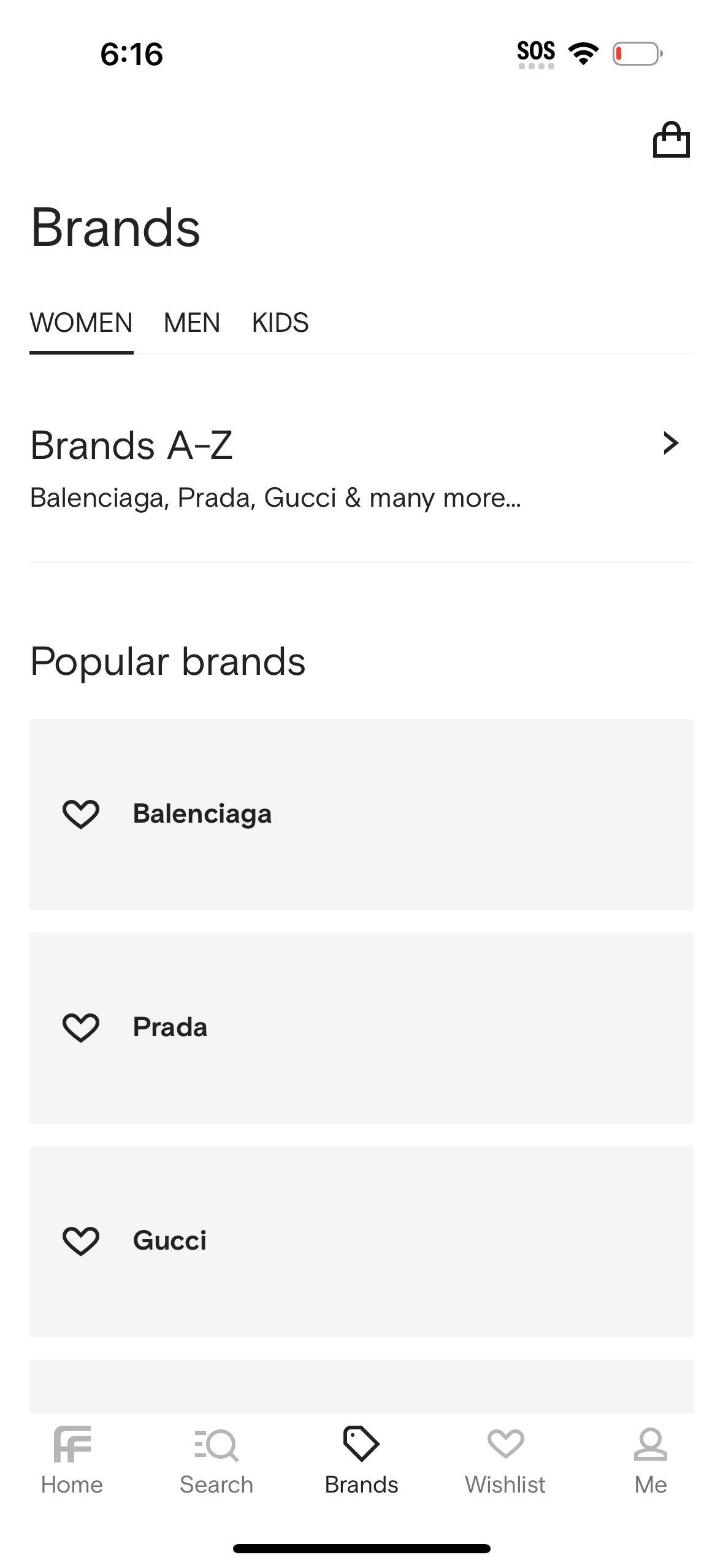 farfetch app screenshot 20