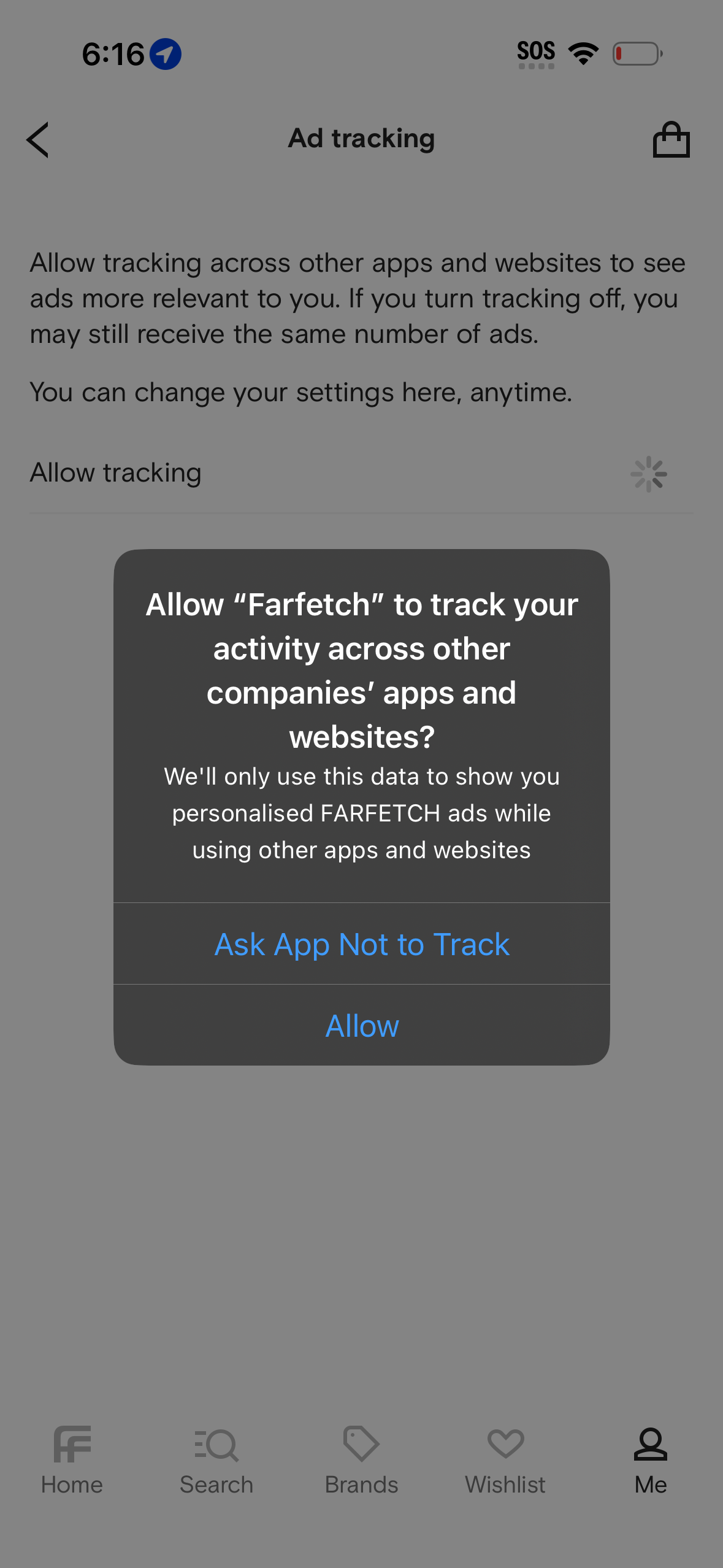 farfetch app screenshot 949