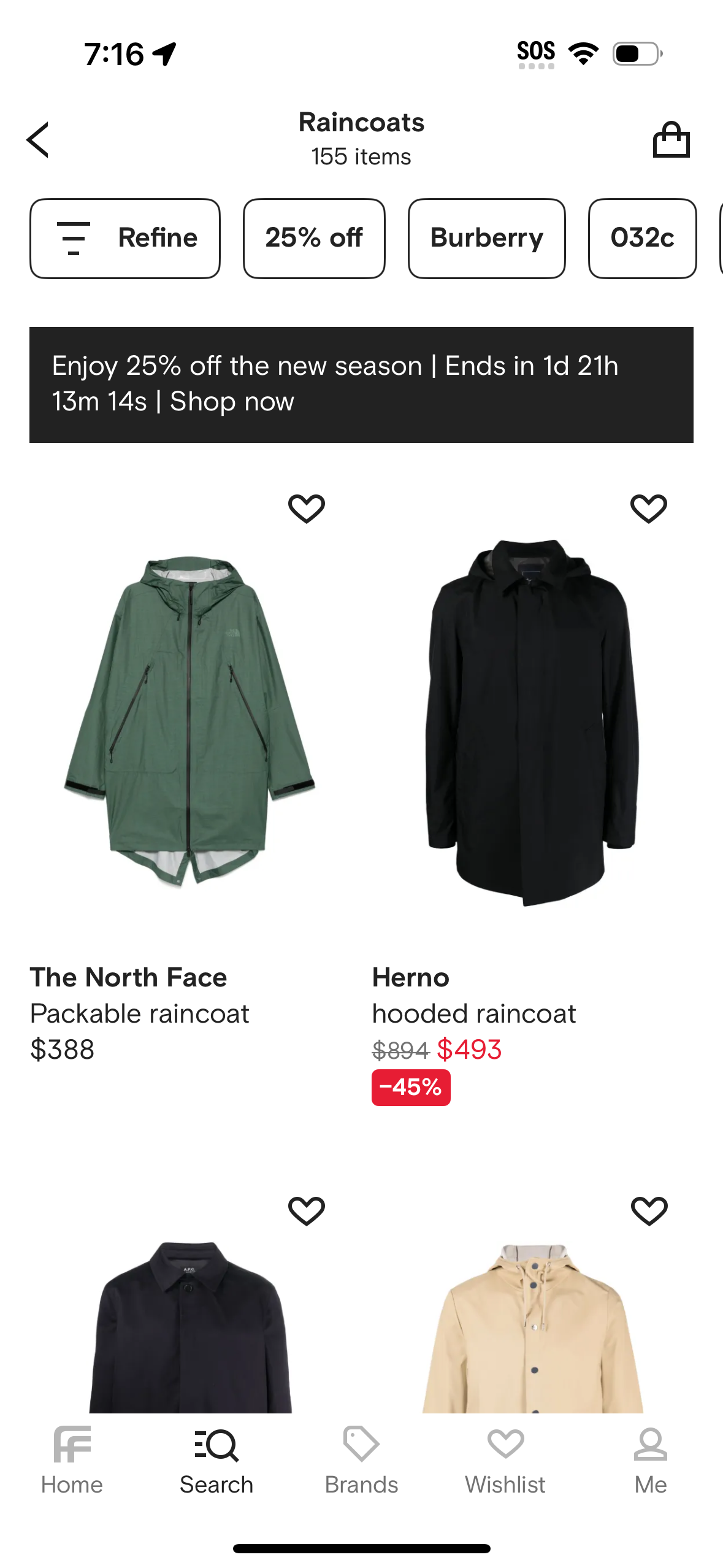 farfetch app screenshot 540