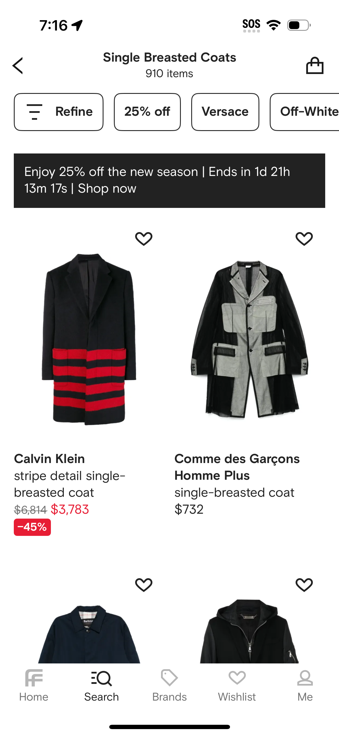 farfetch app screenshot 541